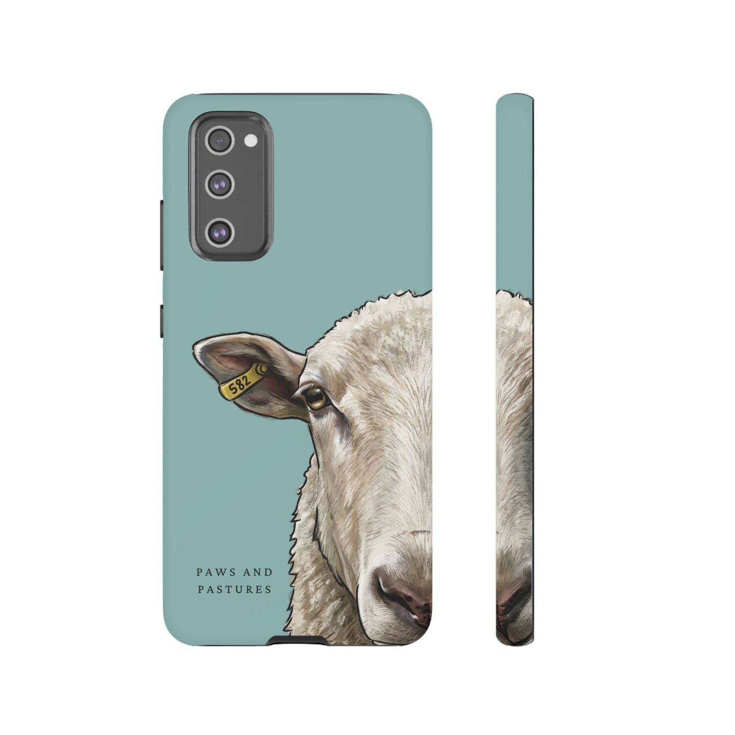 Teal Sheep Phone Case