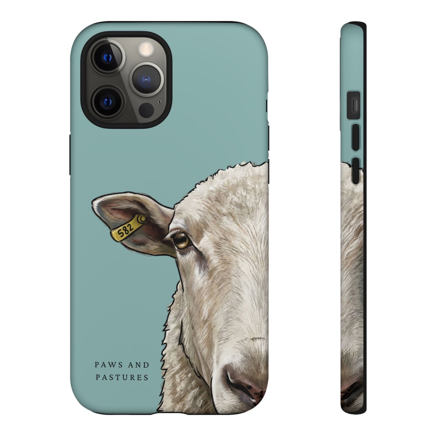 Teal Sheep Phone Case