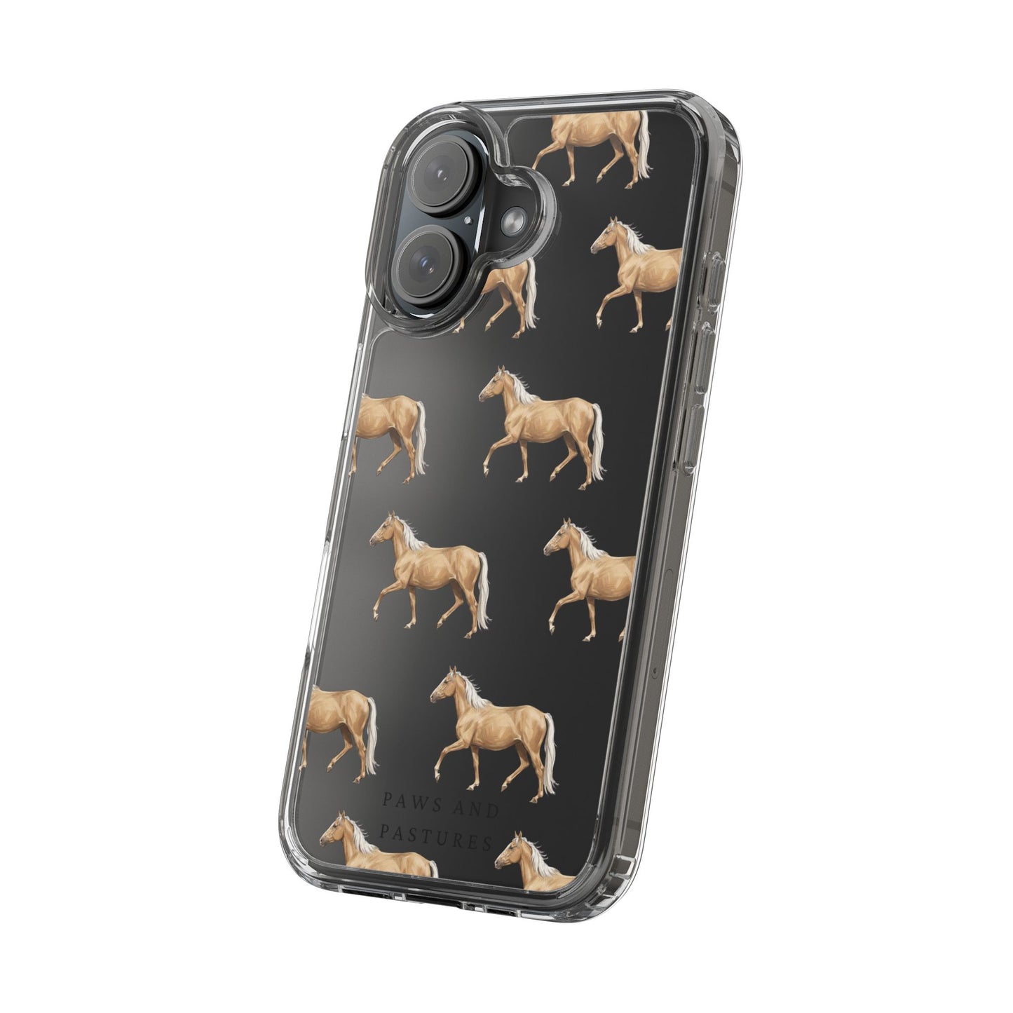 Horse Pattern iPhone Clear Case