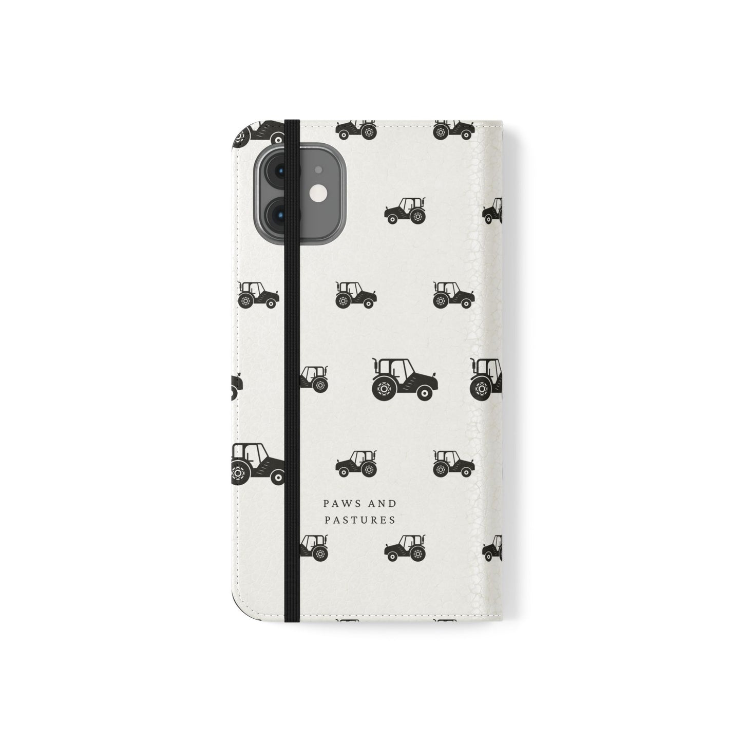 Tractor Pattern Flip Phone Case — Paws & Pastures Wallet Cover