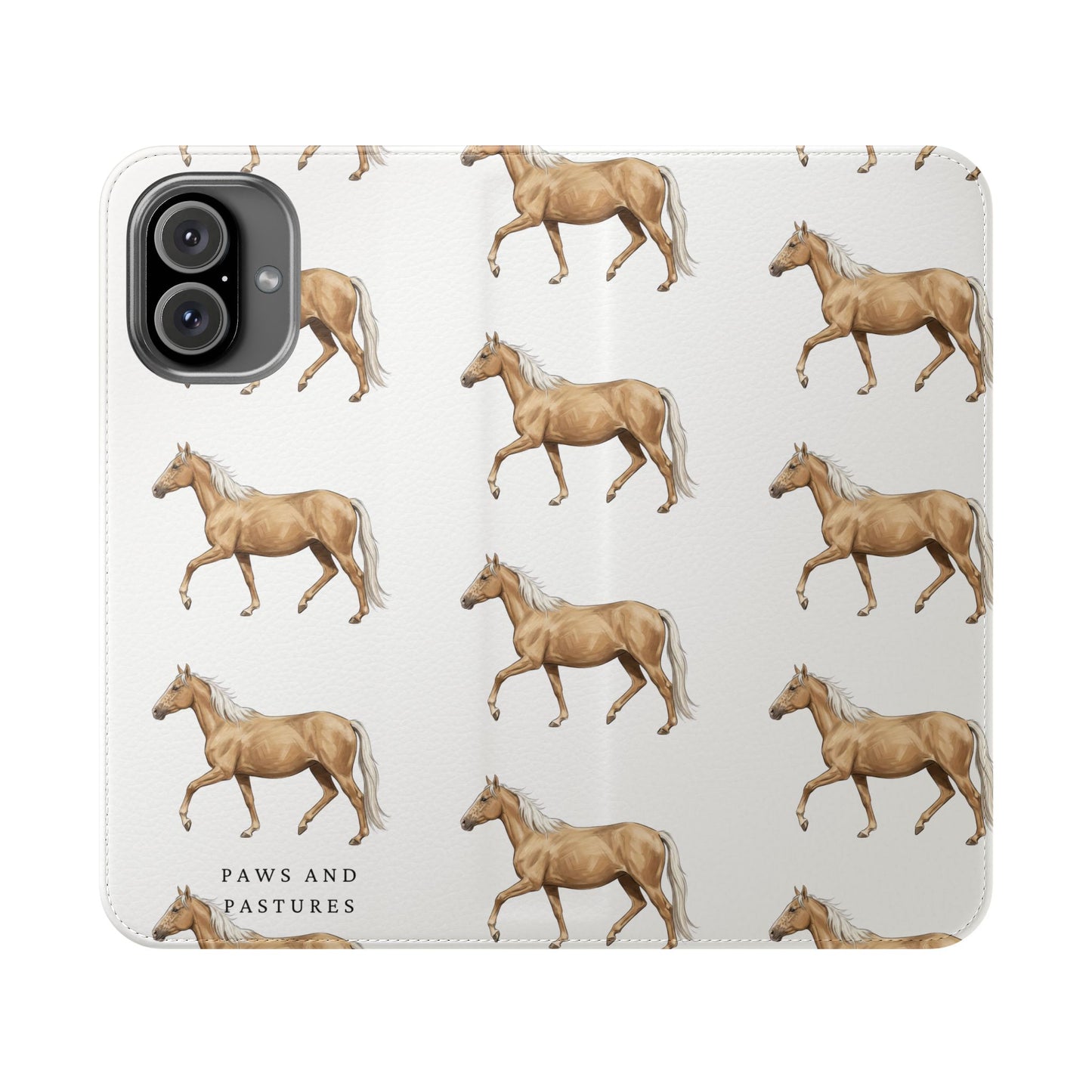Horse Pattern iPhone Flip Case