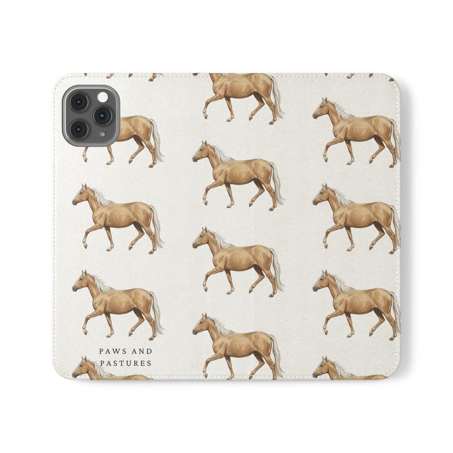 Horse Pattern iPhone Flip Case