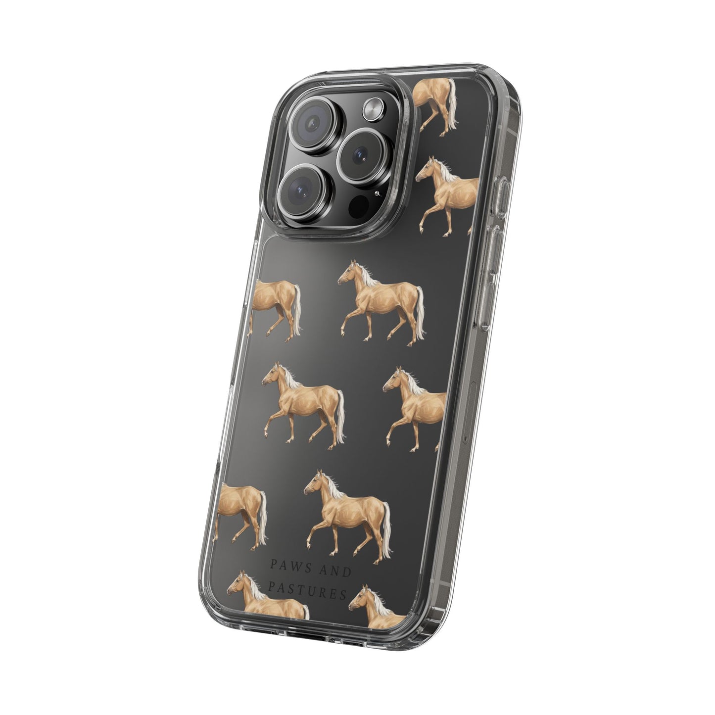 Horse Pattern iPhone Clear Case