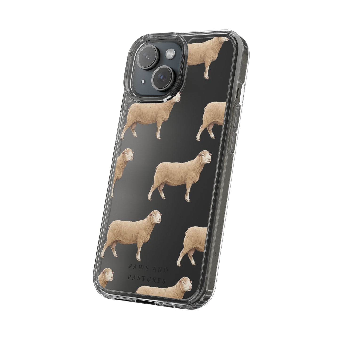 Dorset Sheep Pattern iPhone Clear Case