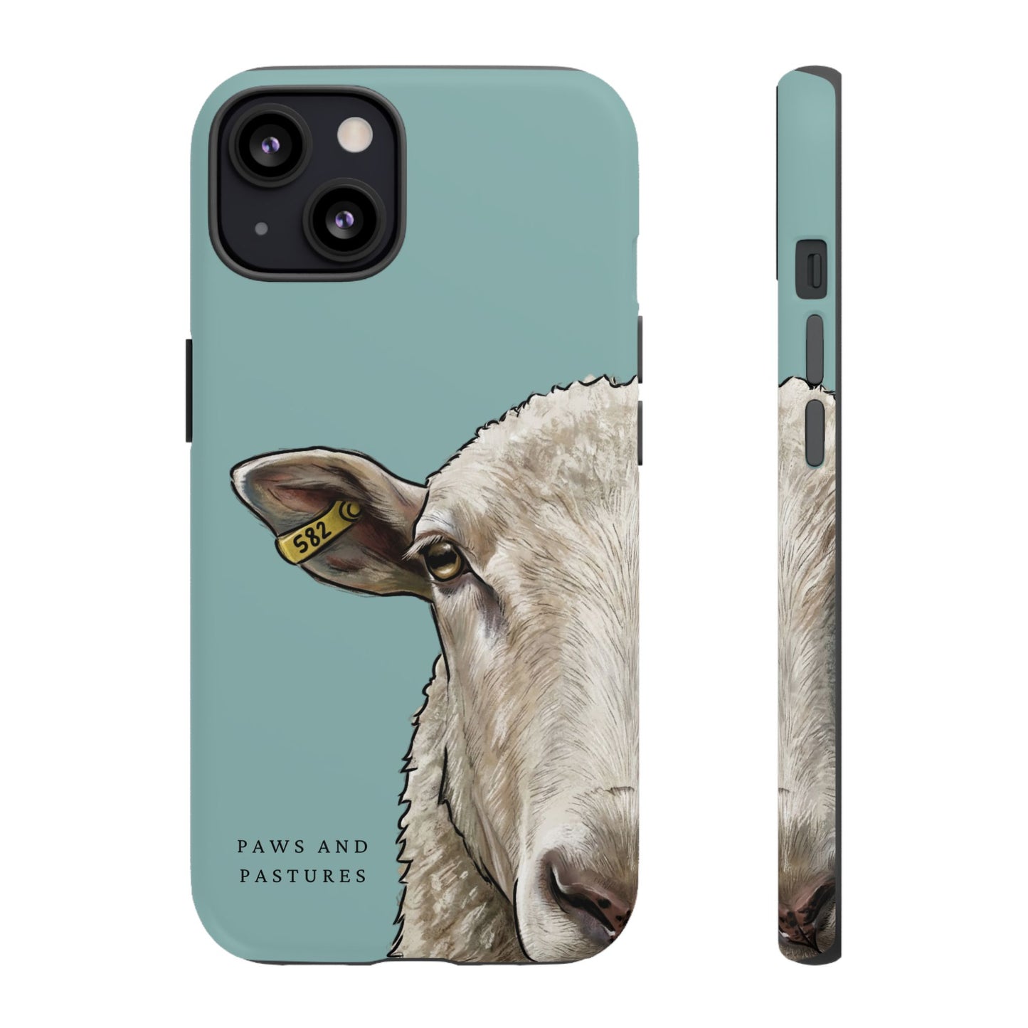 Teal Sheep Phone Case