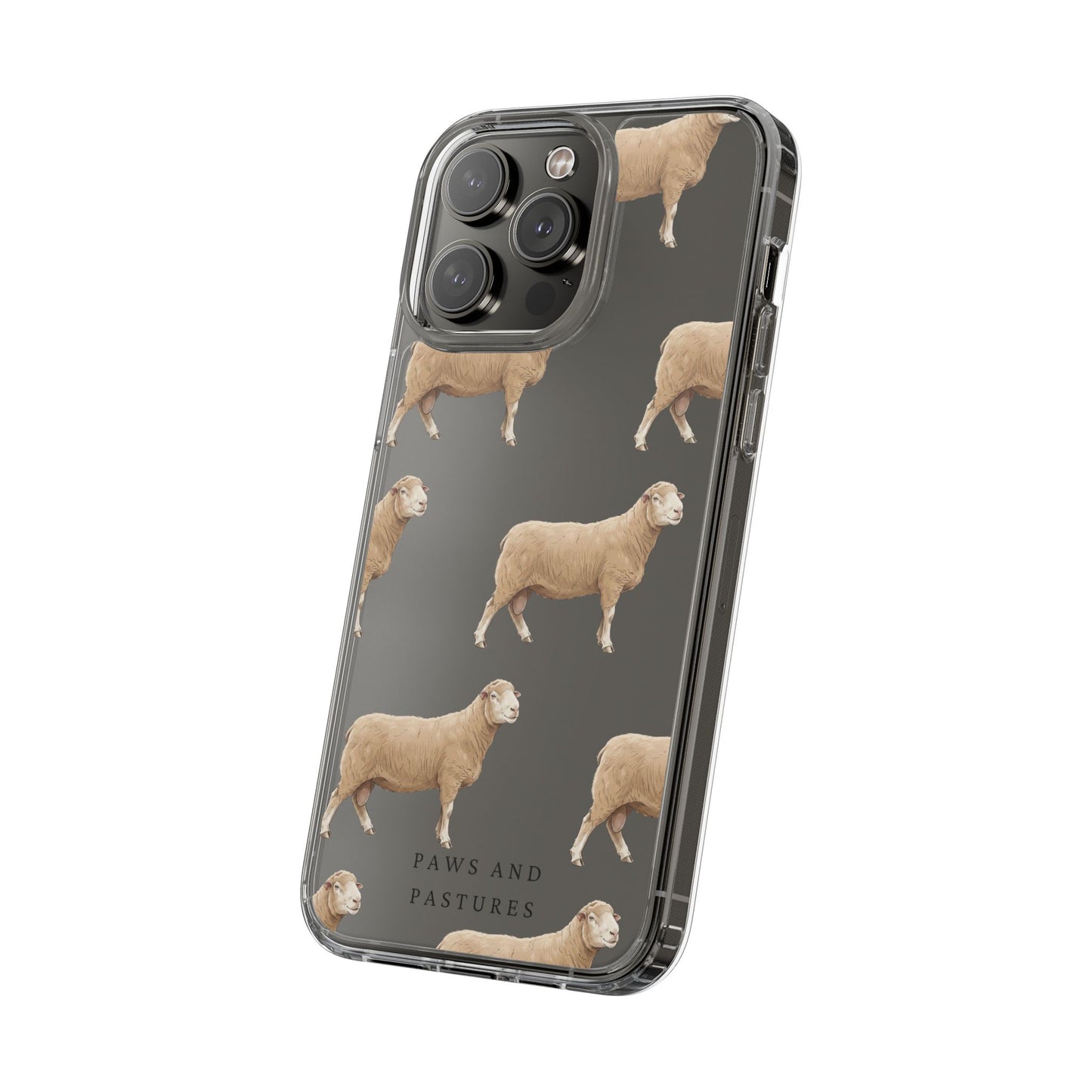 Dorset Sheep Pattern iPhone Clear Case