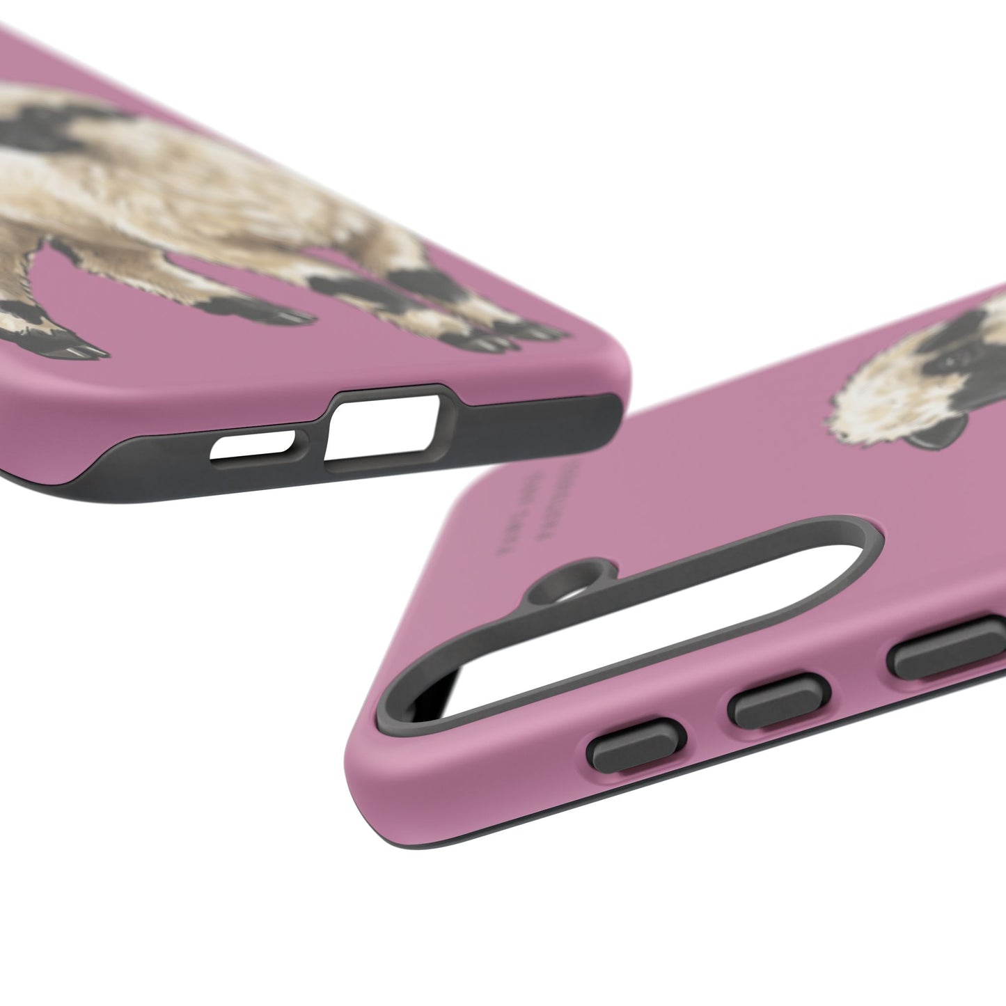 Pink Valais Blacknose Sheep Phone Case – 'Paws and Pastures' Cute Lamb Protective iPhone Cover