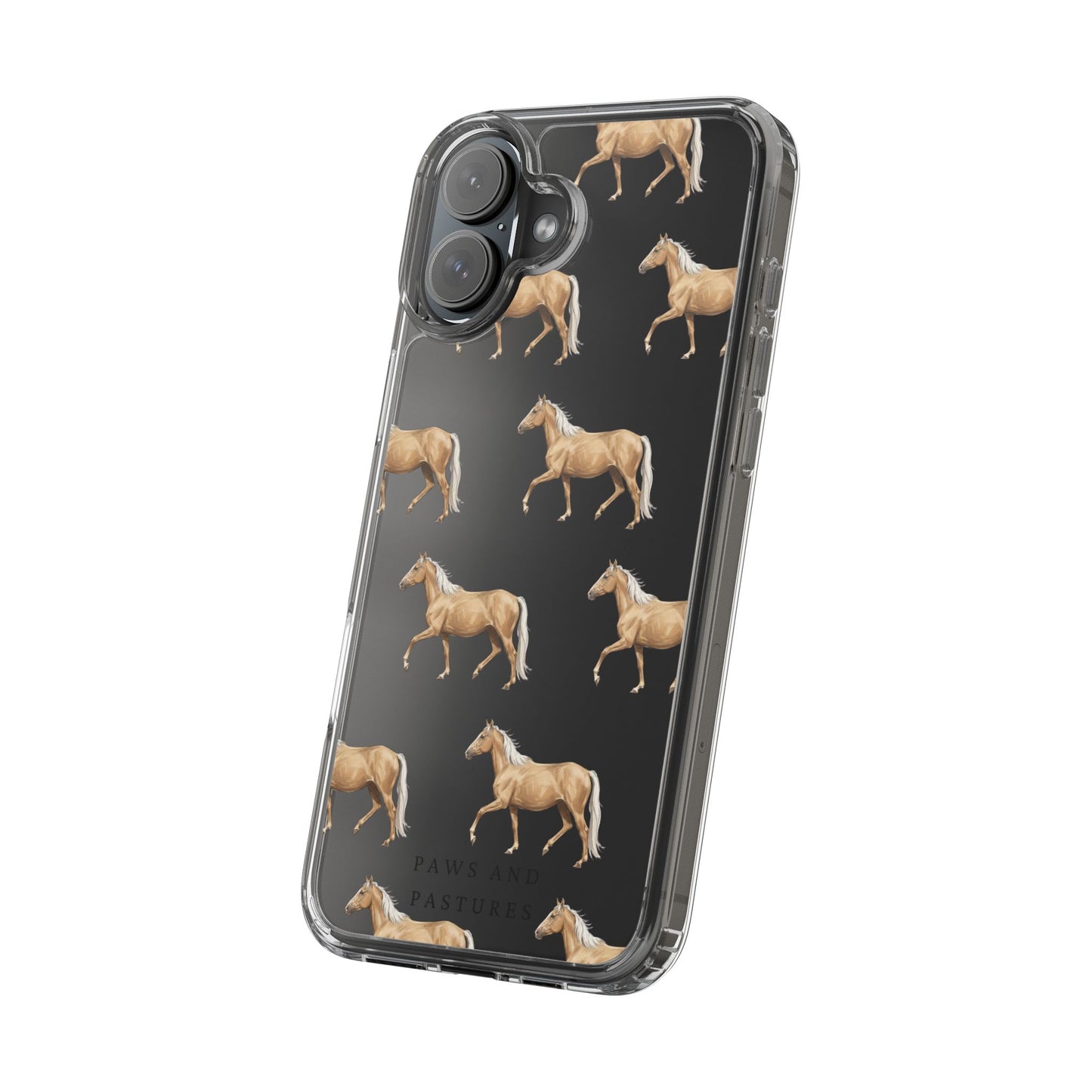 Horse Pattern iPhone Clear Case
