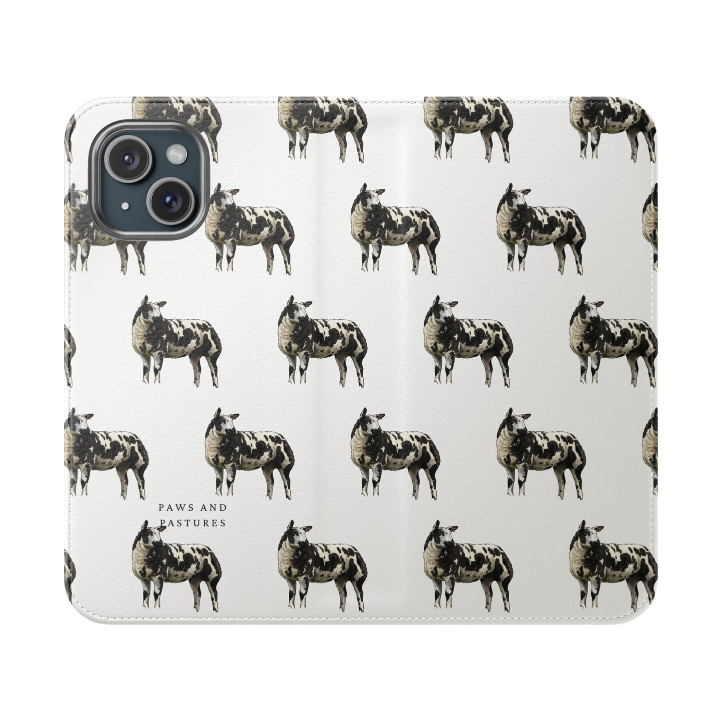 Ditch Spotted Sheep iPhone Flip Case