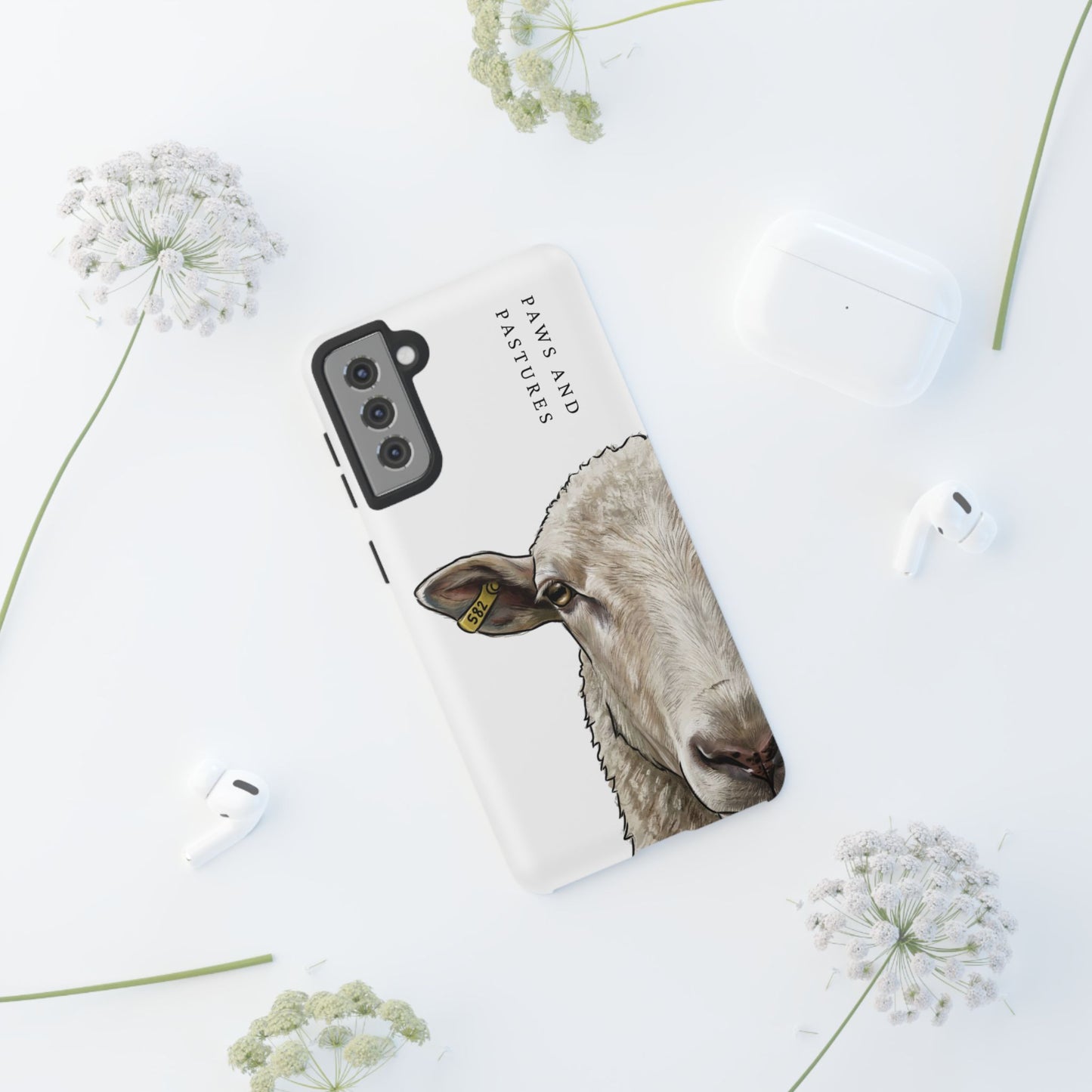 White Sheep Phone Case