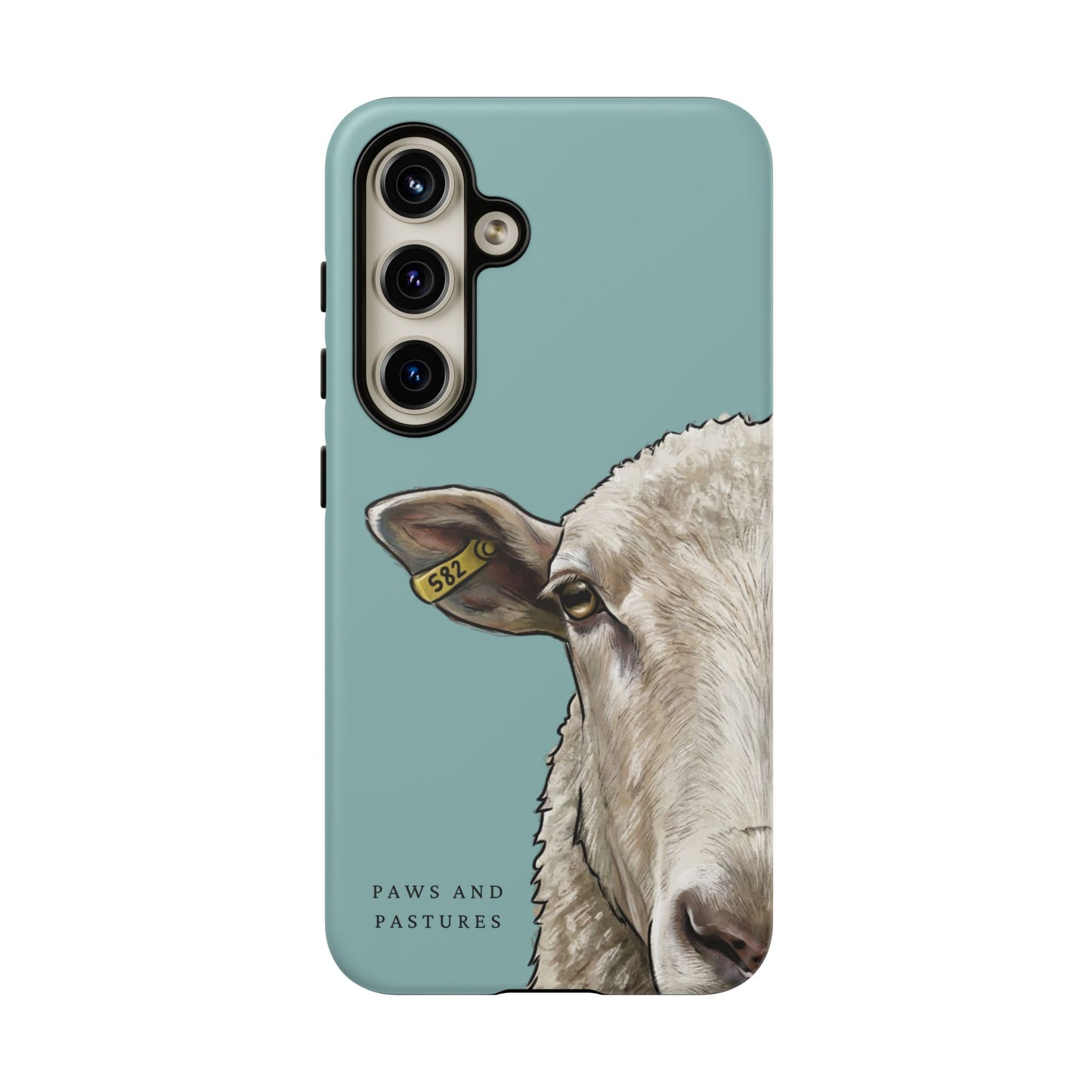 Teal Sheep Phone Case