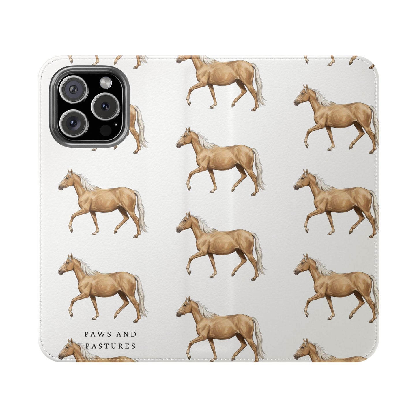 Horse Pattern iPhone Flip Case
