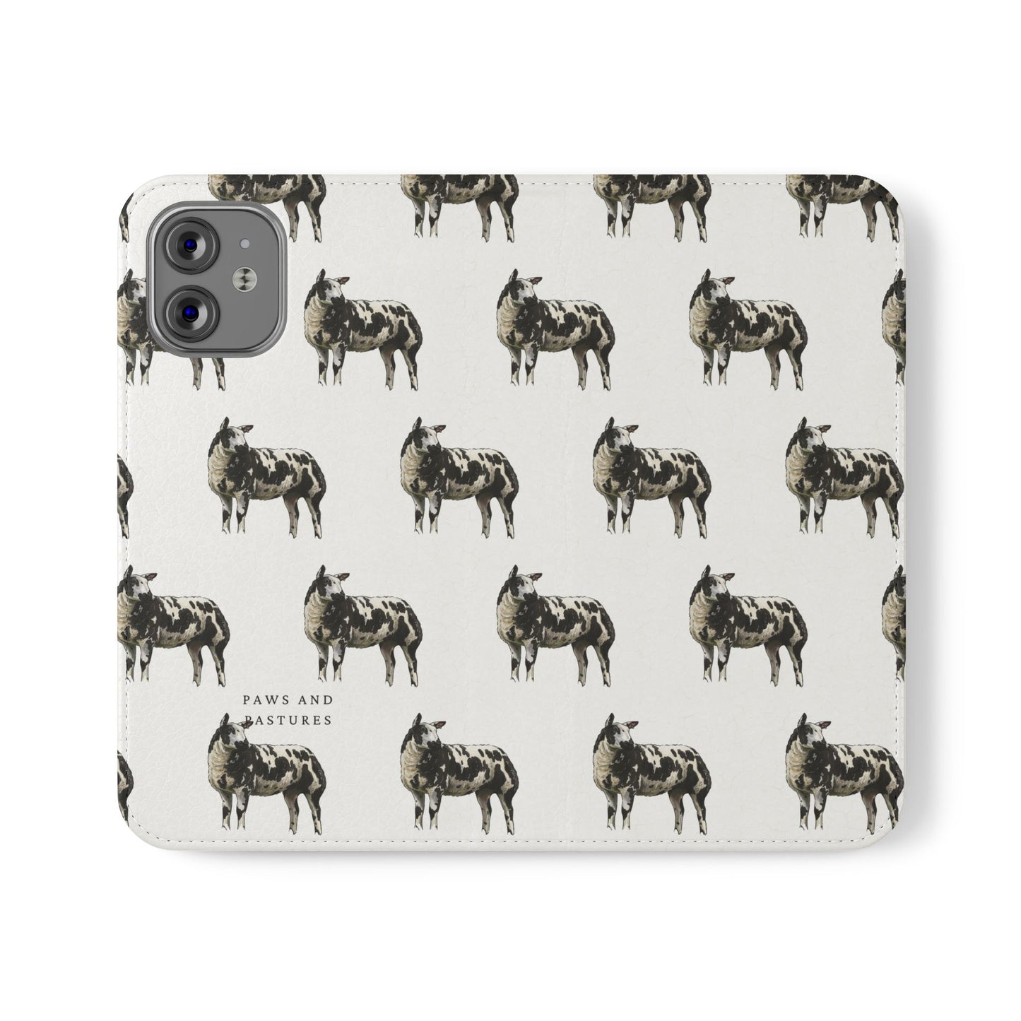 Ditch Spotted Sheep iPhone Flip Case