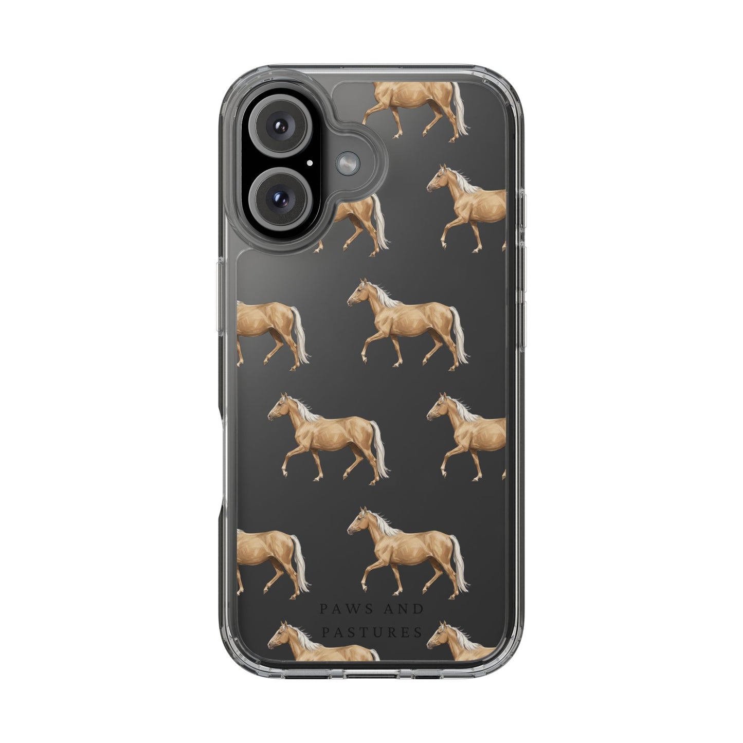 Horse Pattern iPhone Clear Case