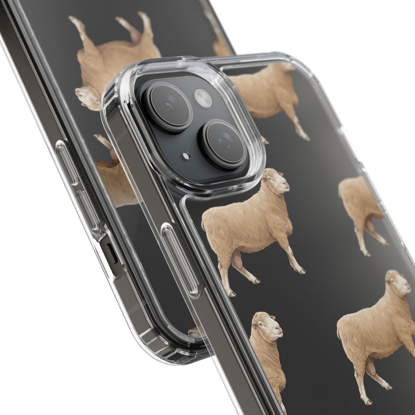 Dorset Sheep Pattern iPhone Clear Case