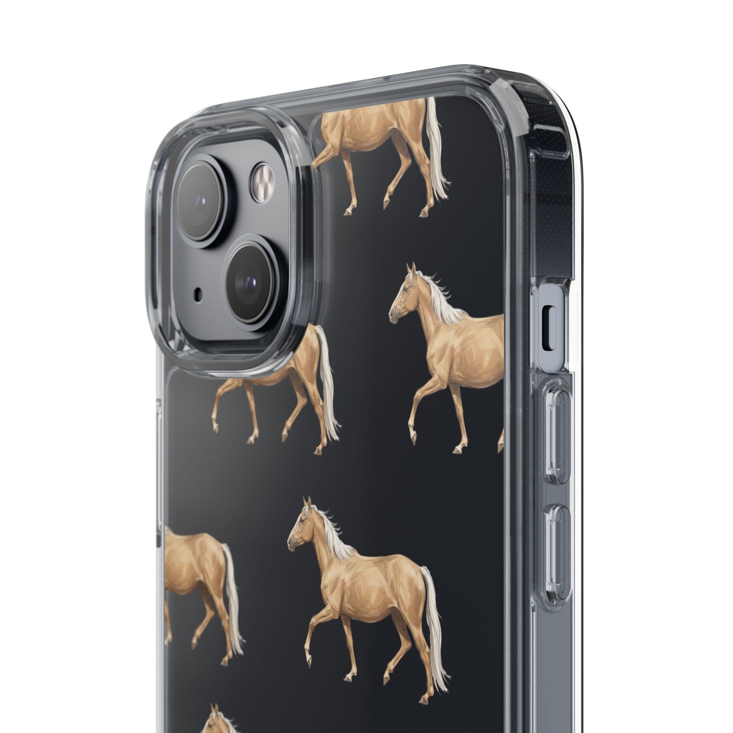 Horse Pattern iPhone Clear Case