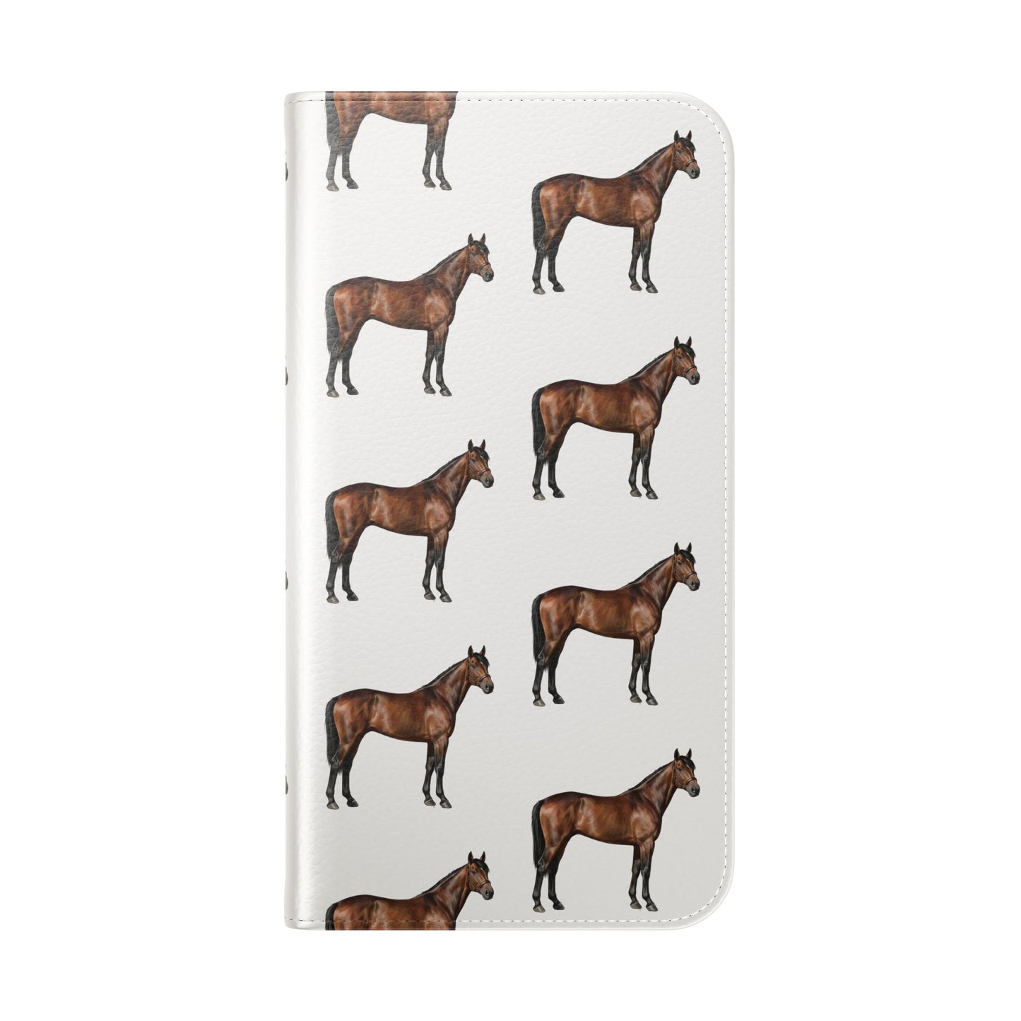 Horse Pattern iPhone Flip Case