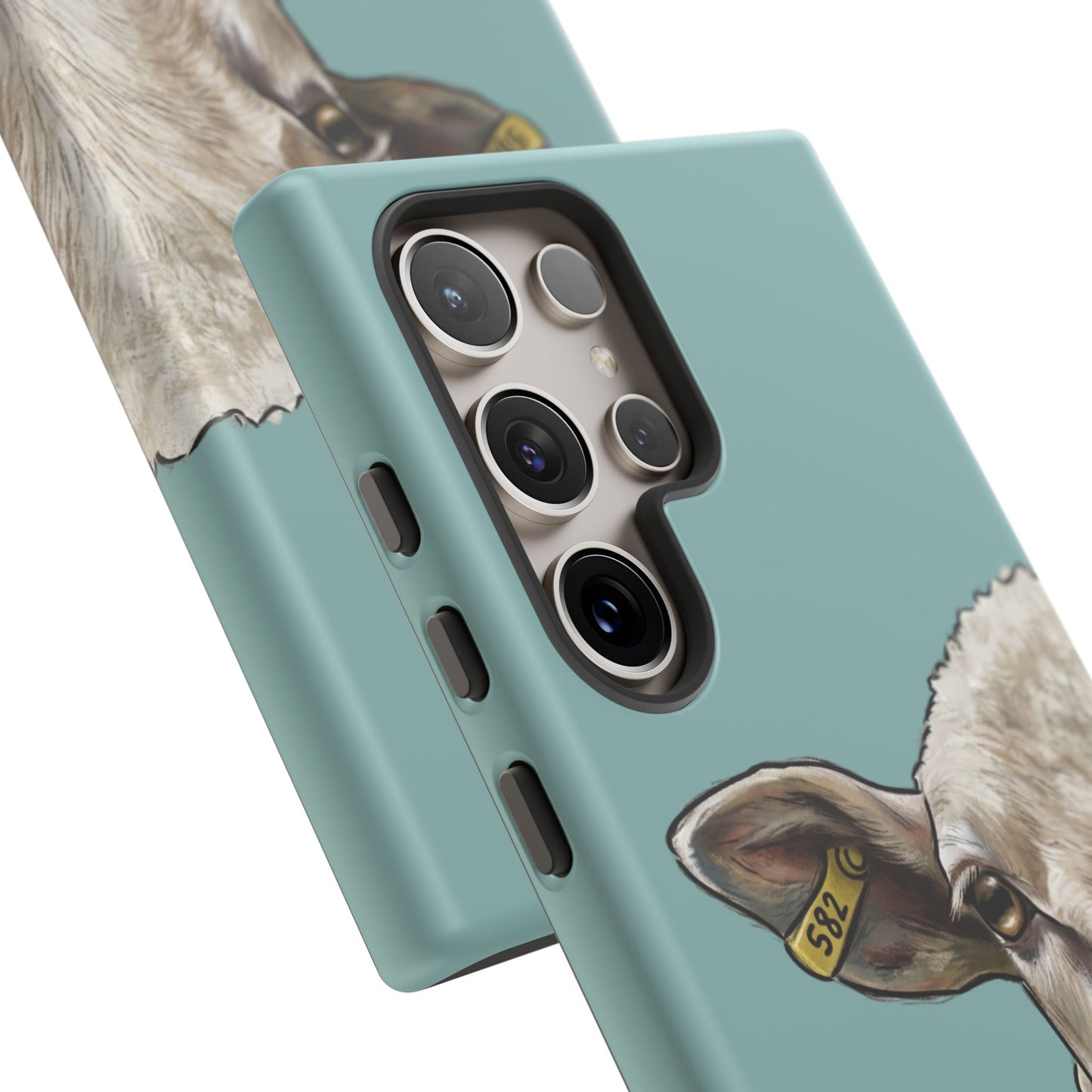 Teal Sheep Phone Case