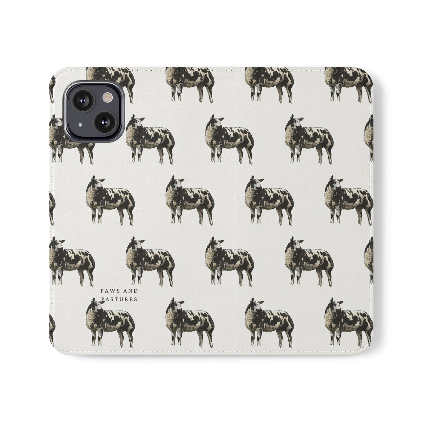 Ditch Spotted Sheep iPhone Flip Case