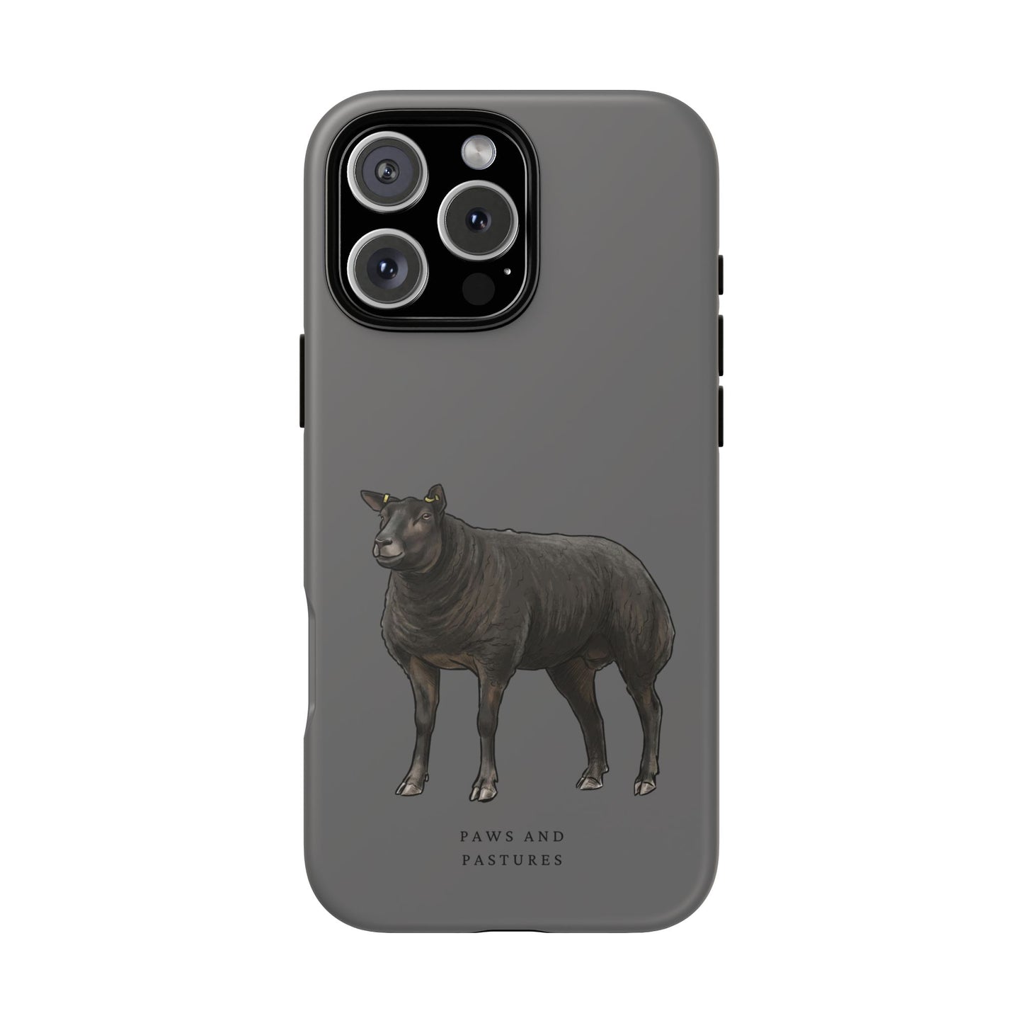 Blue Texel Sheep Phone Case – Paws and Pastures Protective Phone Cover