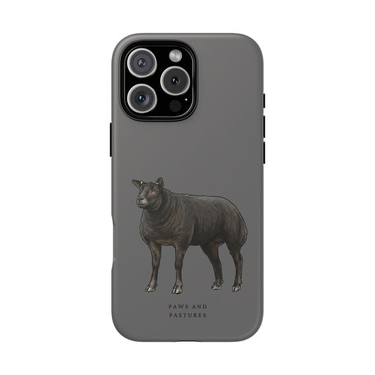 Blue Texel Sheep Phone Case – Paws and Pastures Protective Phone Cover