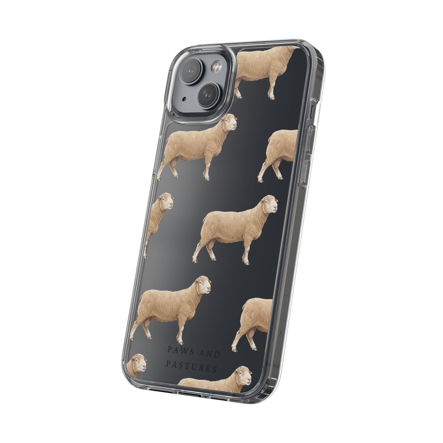 Dorset Sheep Pattern iPhone Clear Case