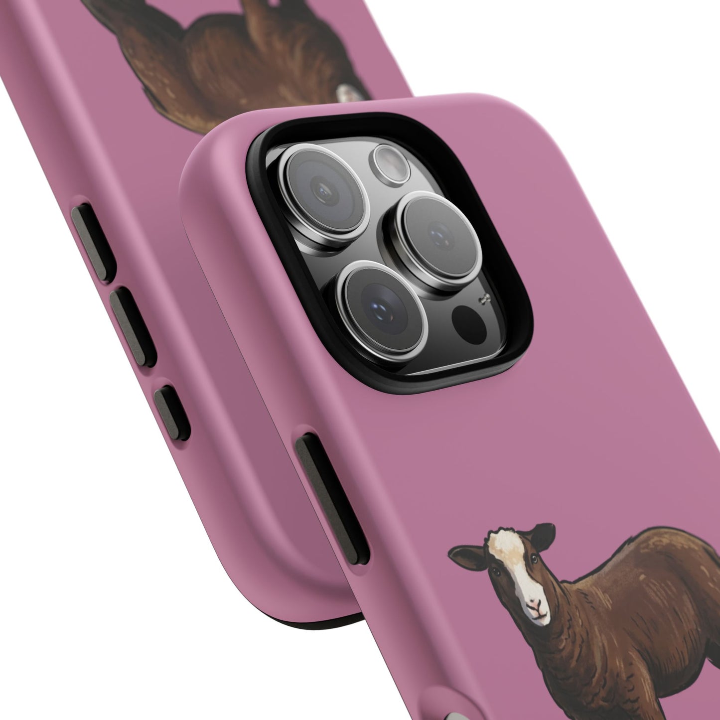 Zwartble Phone Case — Brown Sheep Illustration "Paws and Pastures"