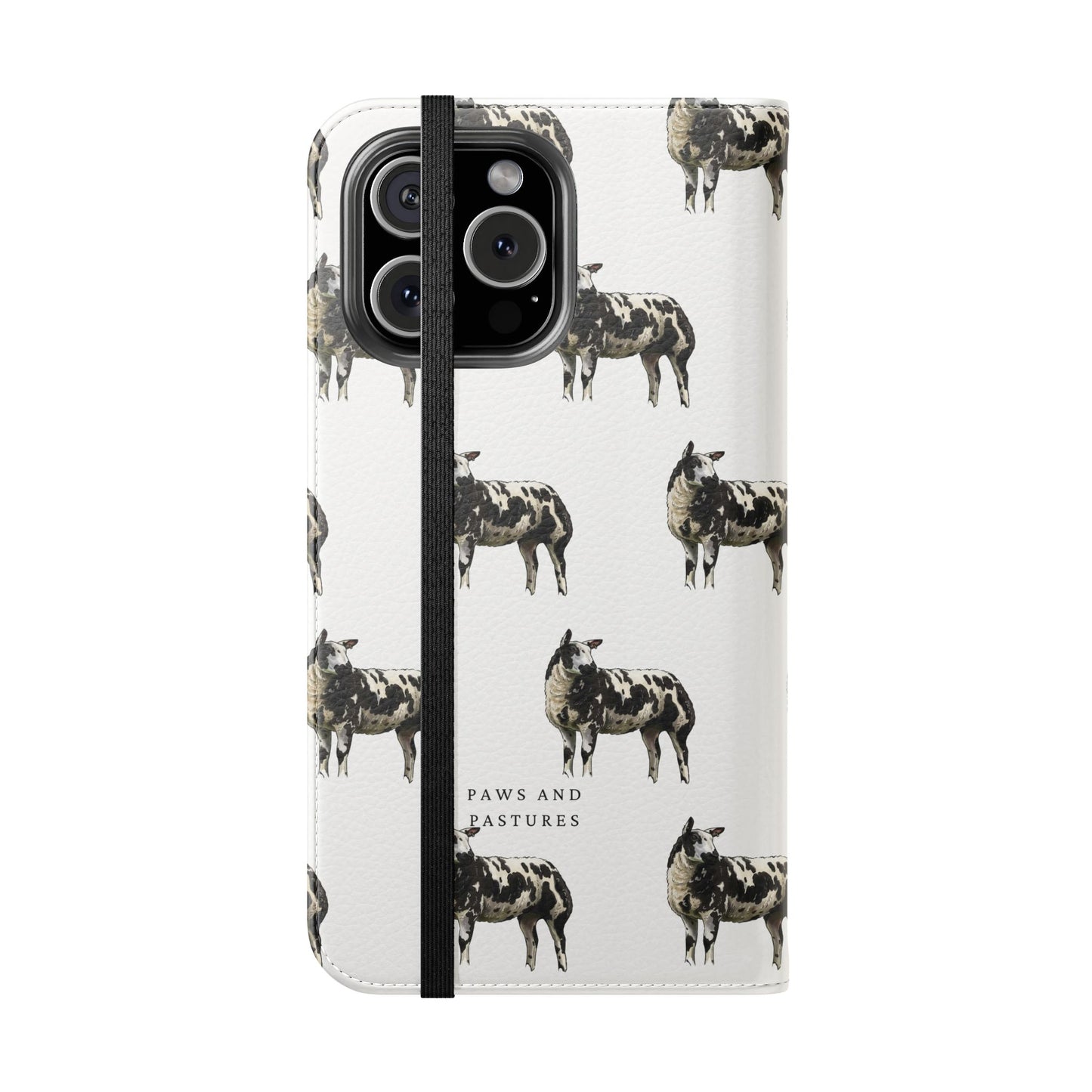 Ditch Spotted Sheep iPhone Flip Case