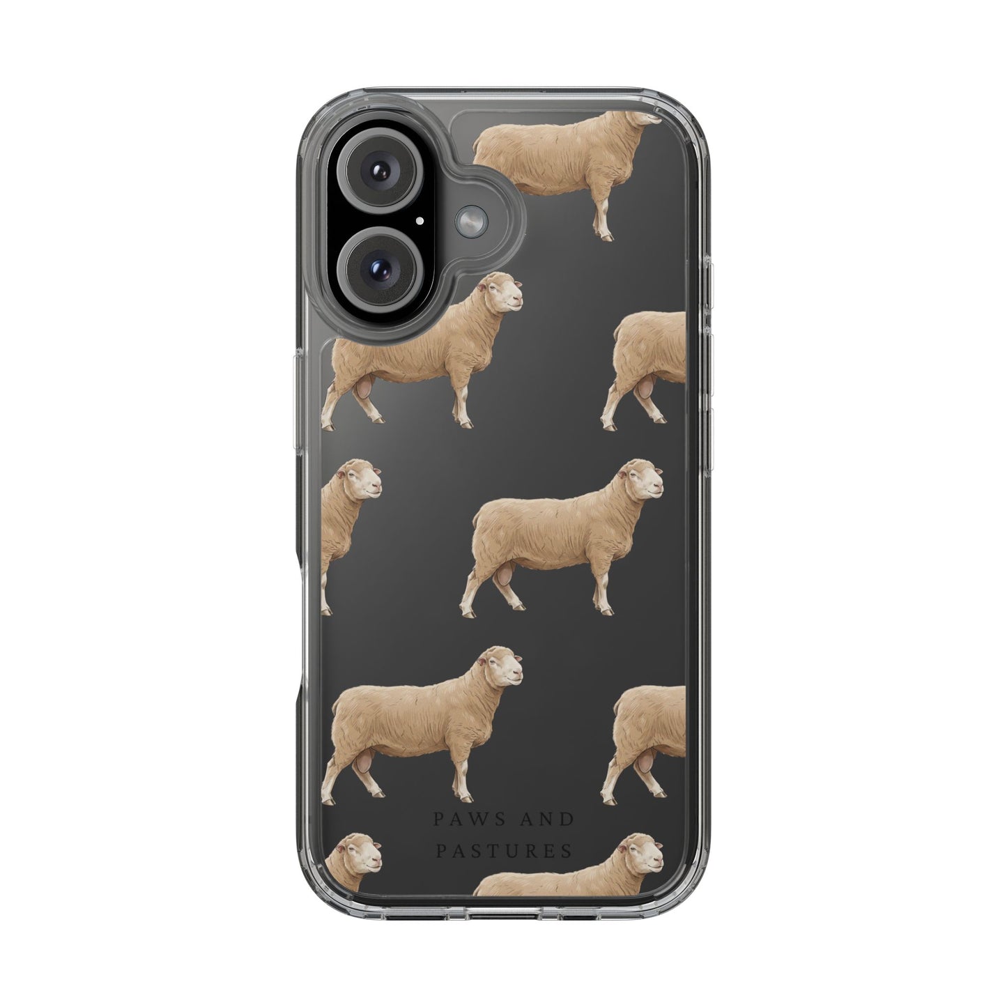 Dorset Sheep Pattern iPhone Clear Case