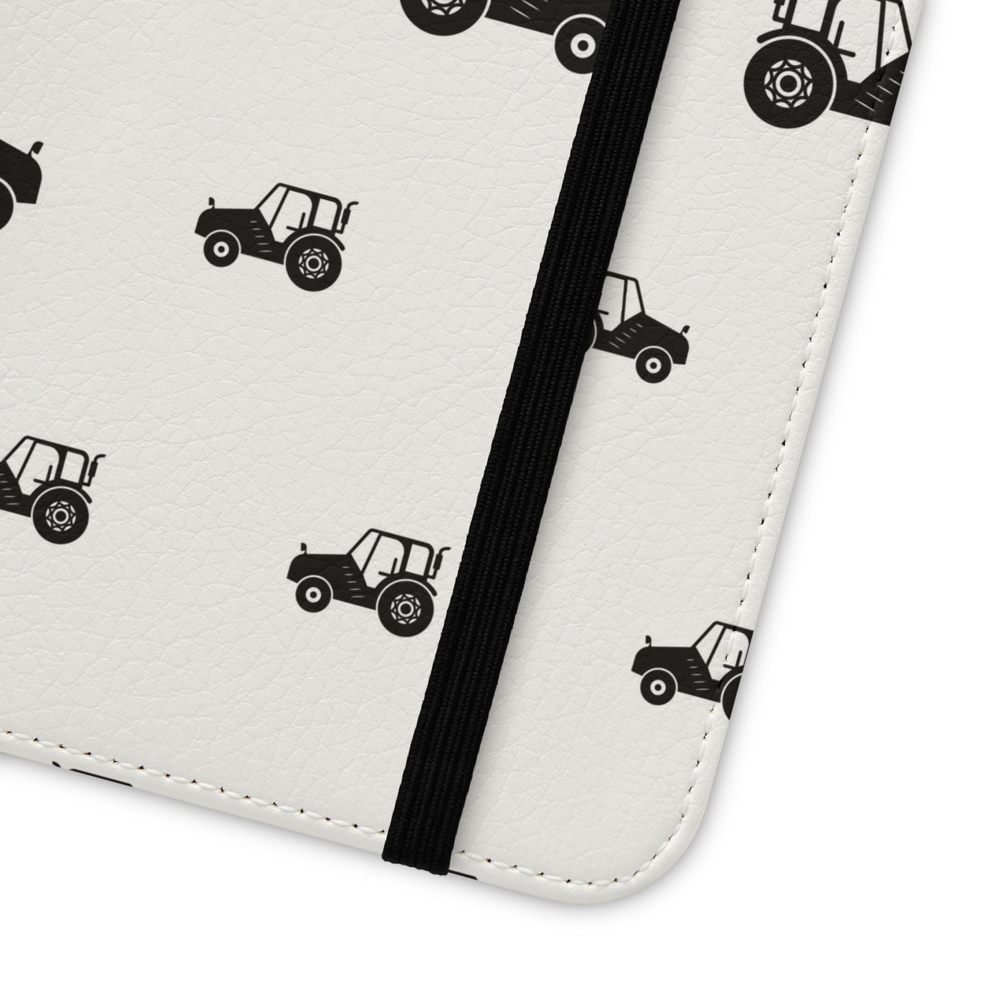 Tractor Pattern Flip Phone Case — Paws & Pastures Wallet Cover