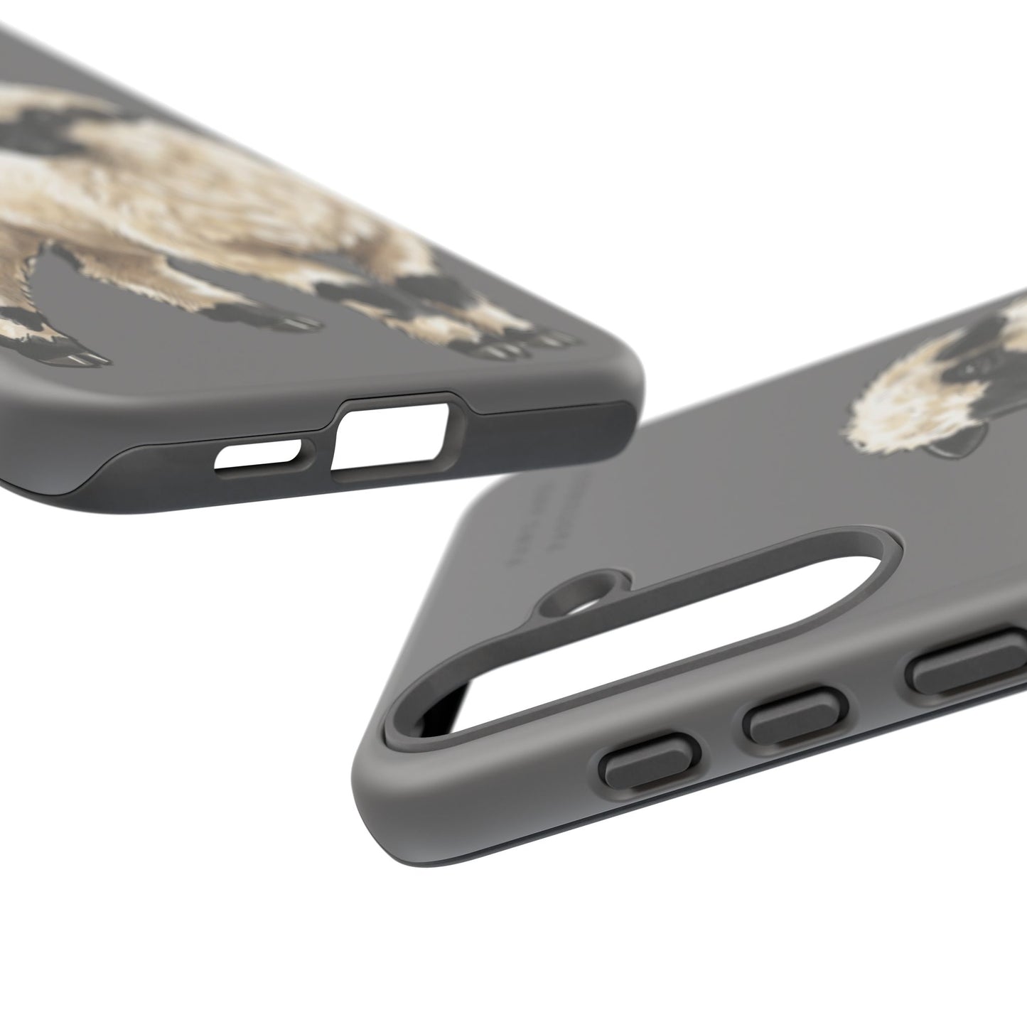 Grey Valais Blacknose Sheep Phone Case – 'Paws and Pastures' Cute Lamb Protective iPhone Cover