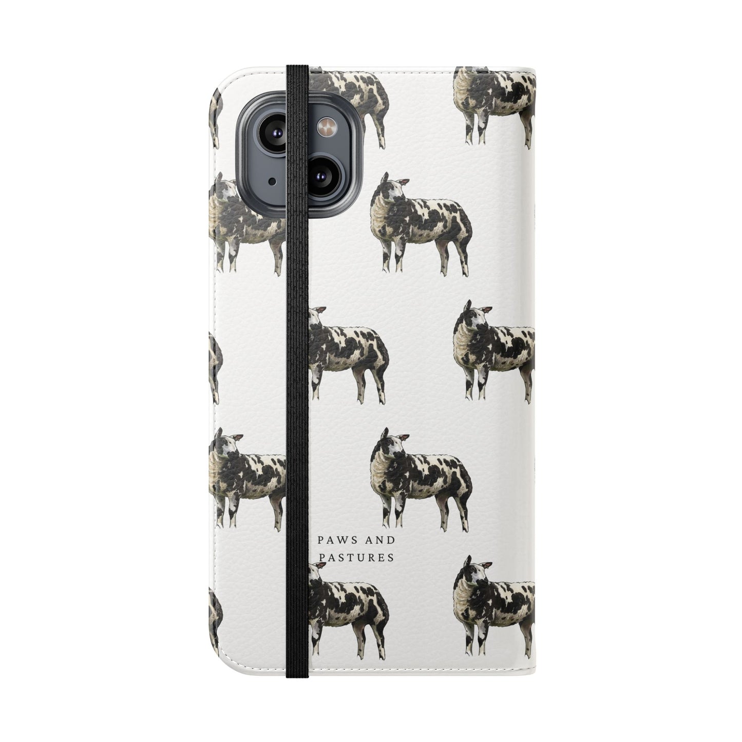 Ditch Spotted Sheep iPhone Flip Case