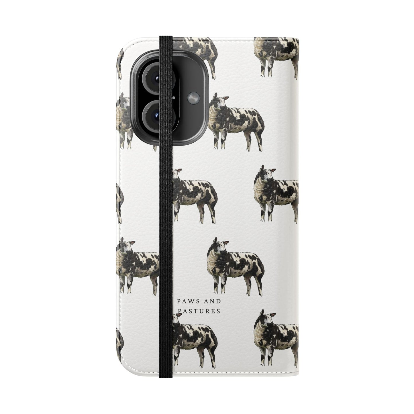 Ditch Spotted Sheep iPhone Flip Case