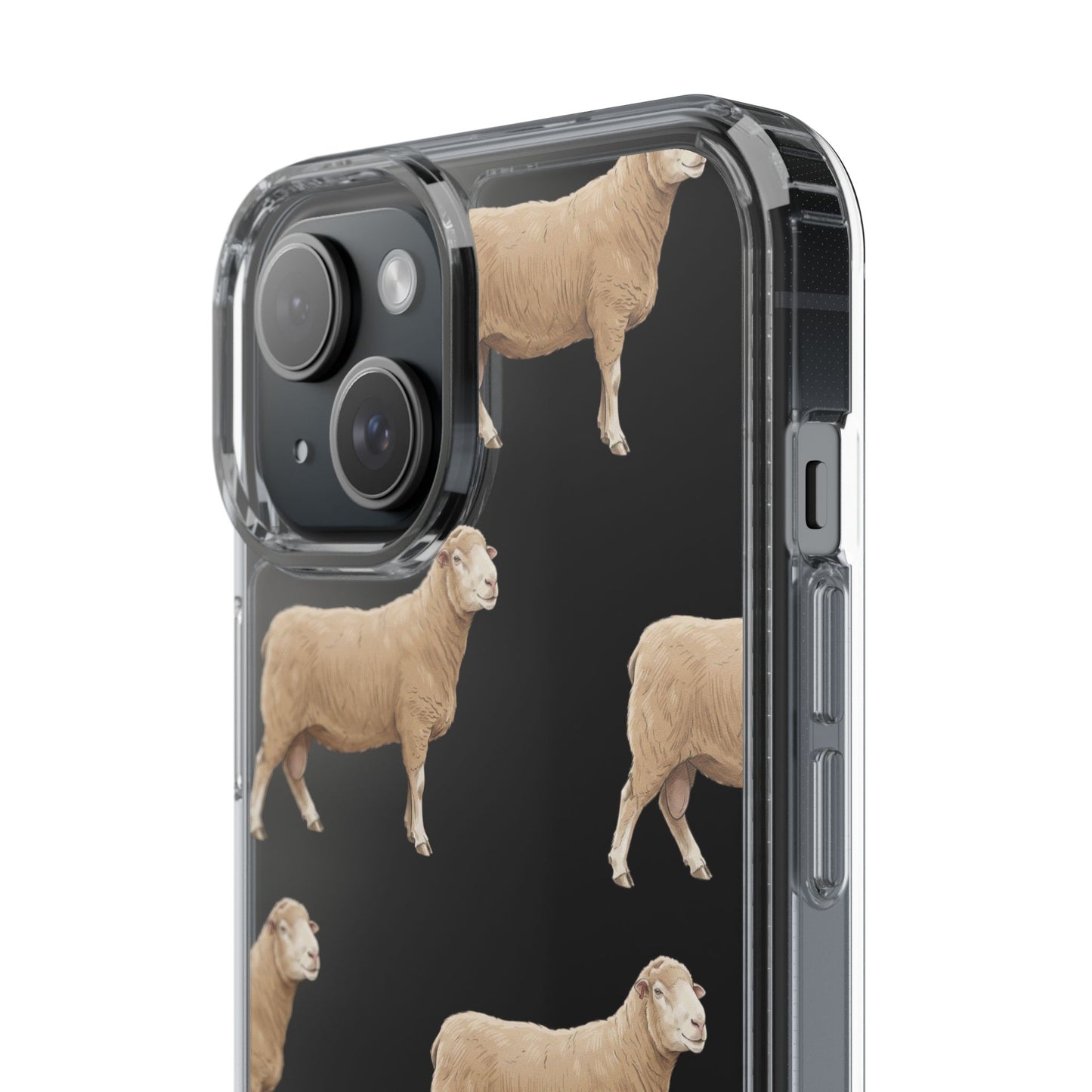 Dorset Sheep Pattern iPhone Clear Case