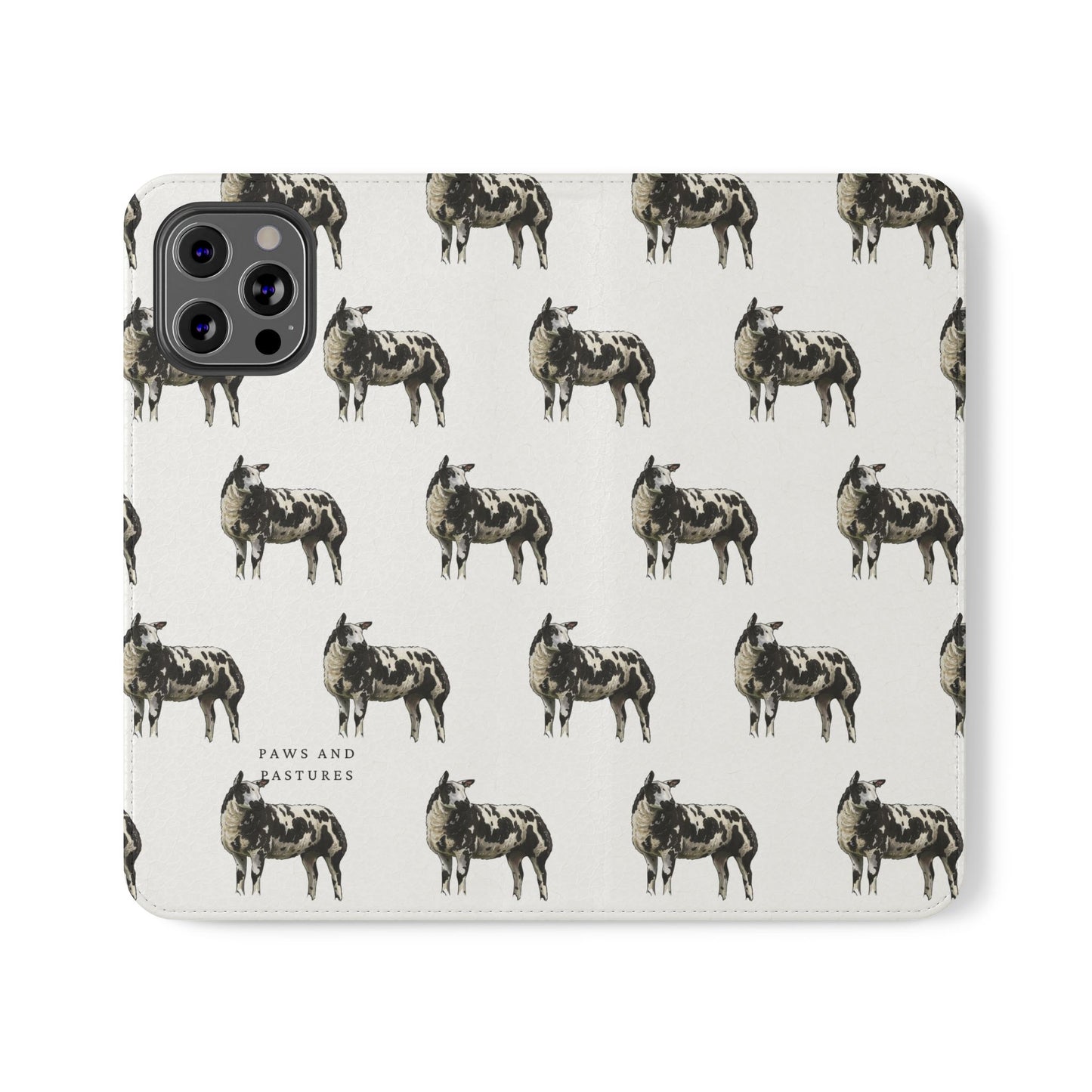 Ditch Spotted Sheep iPhone Flip Case