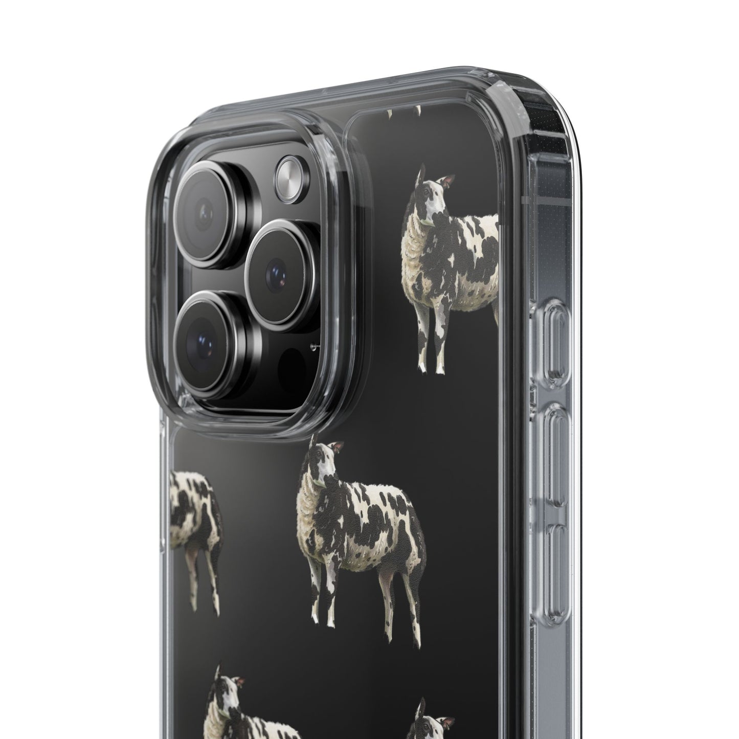 Dutch Spotted Sheep Pattern iPhone Clear Case