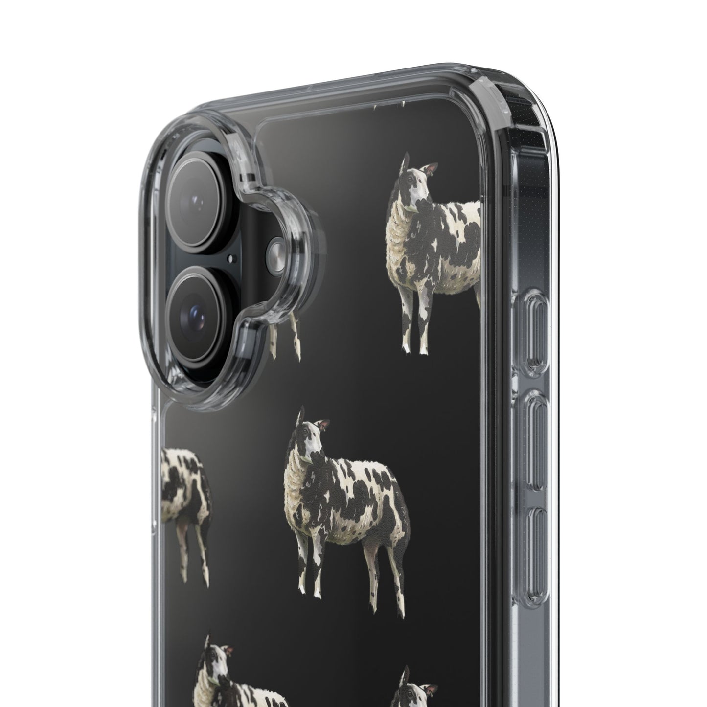 Dutch Spotted Sheep Pattern iPhone Clear Case