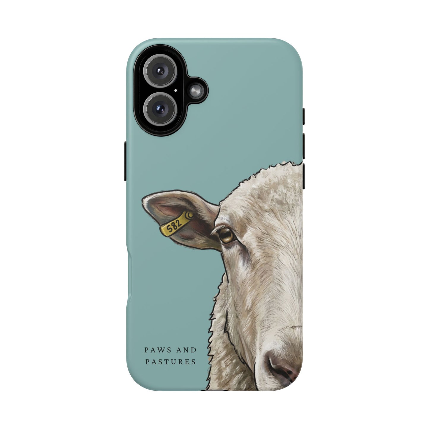 Teal Sheep Phone Case