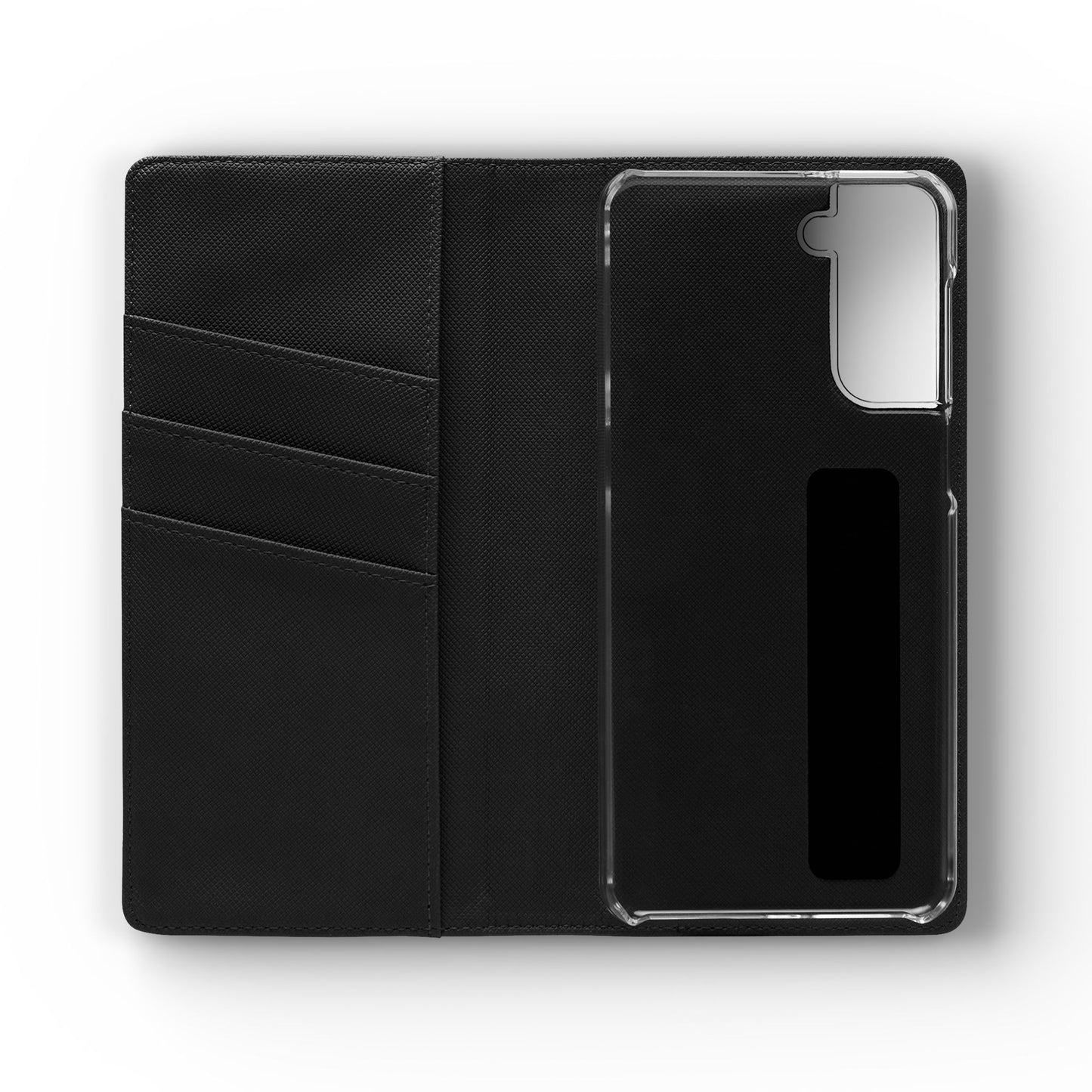 Horse Pattern Flip Case — Leather Wallet Phone Cover with Galloping Horses