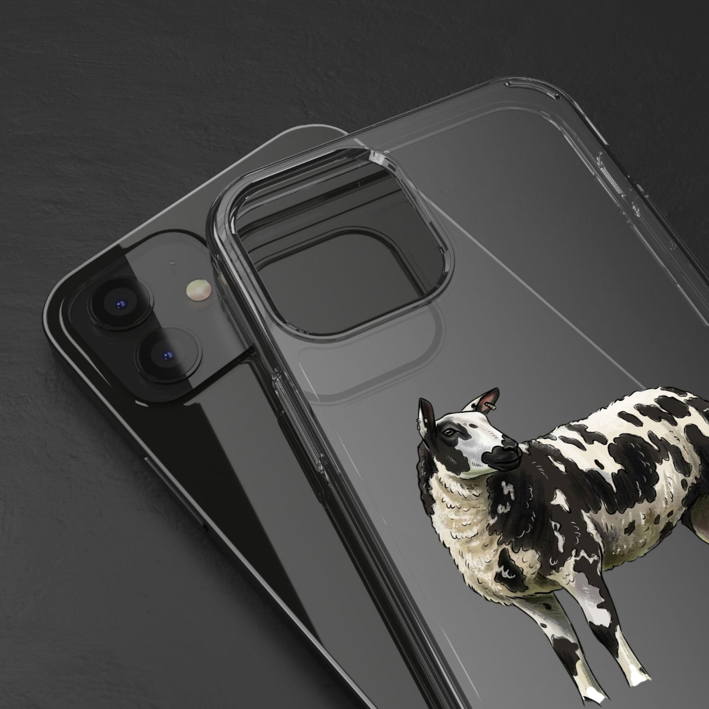Dutch Spotted Sheep iPhone Clear Case
