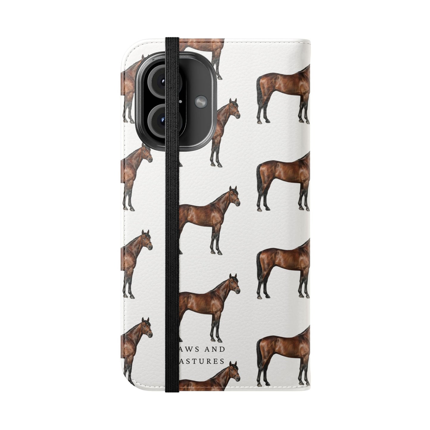 Horse Pattern iPhone Flip Case
