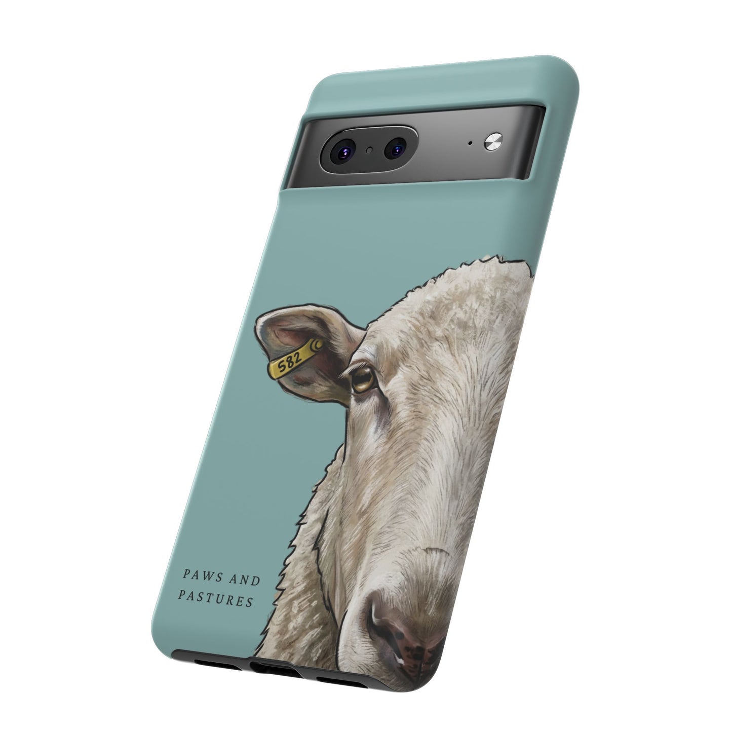 Teal Sheep Phone Case