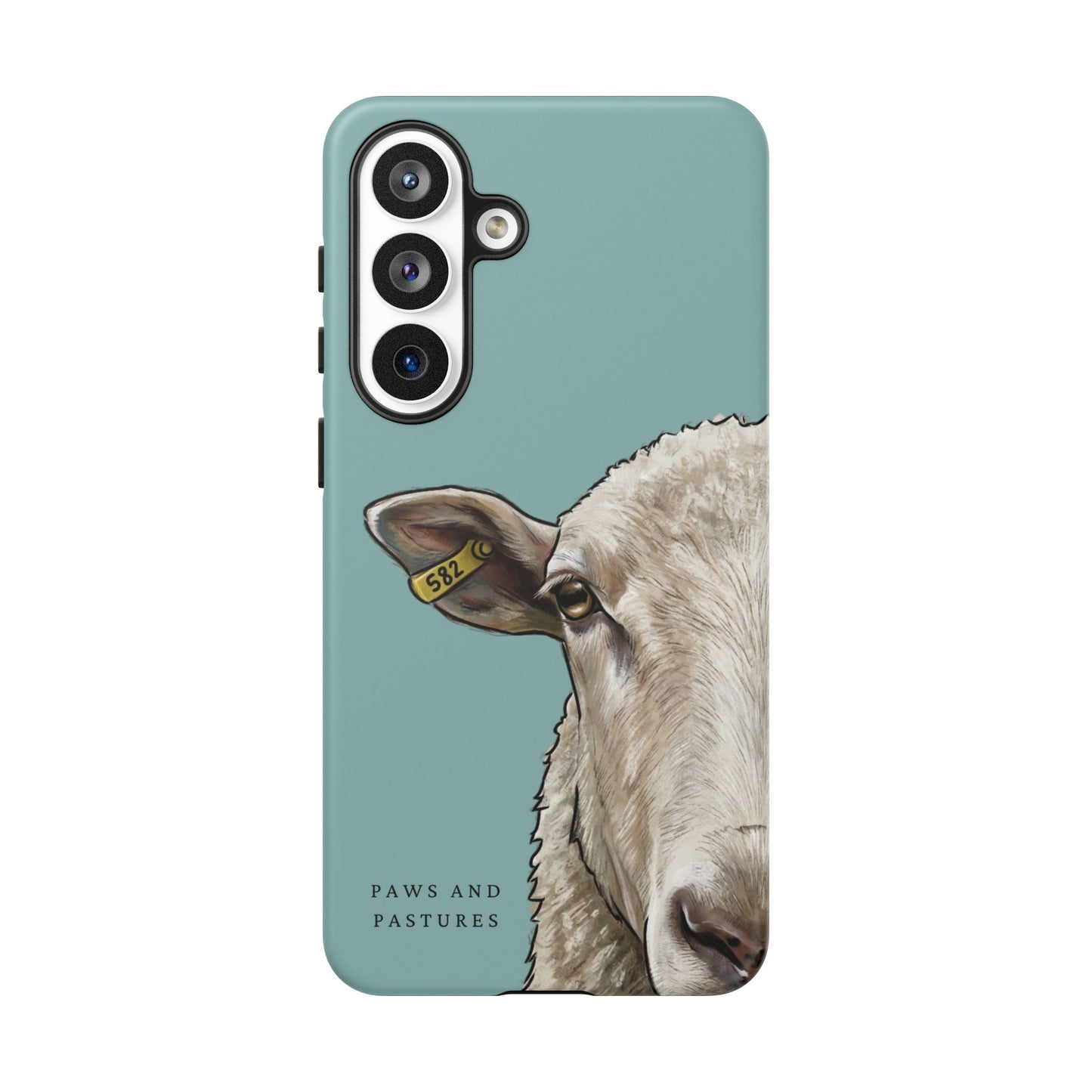 Teal Sheep Phone Case