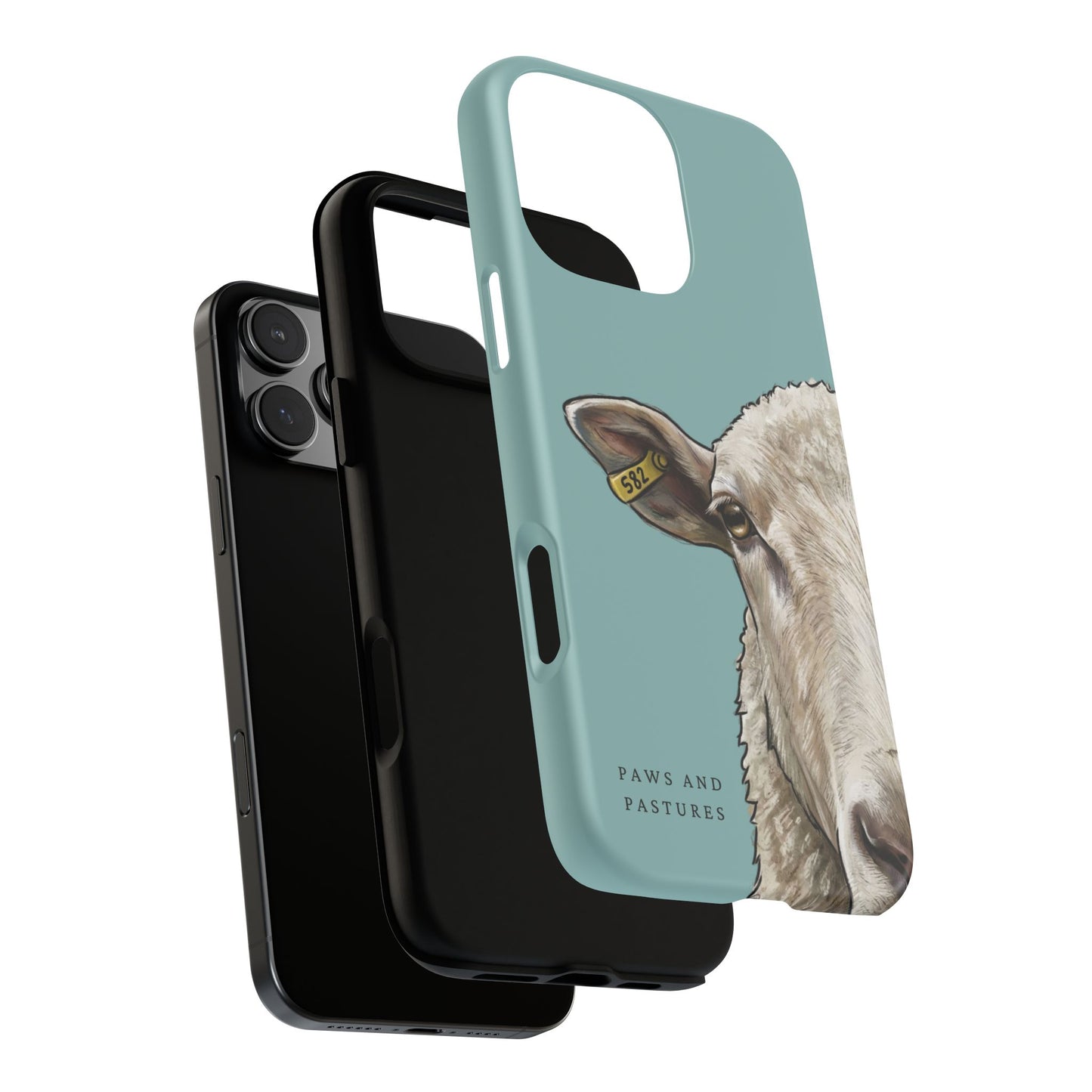 Teal Sheep Phone Case