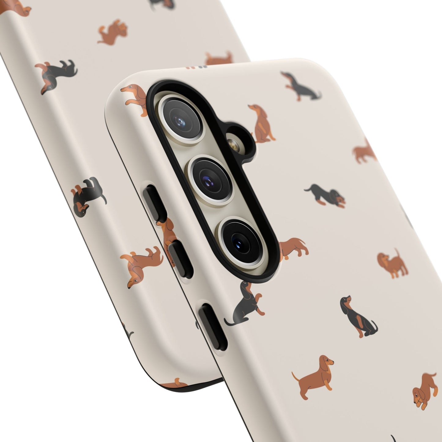 Dachshund Pattern Phone Case — Cute Wiener Dog Protective Cover