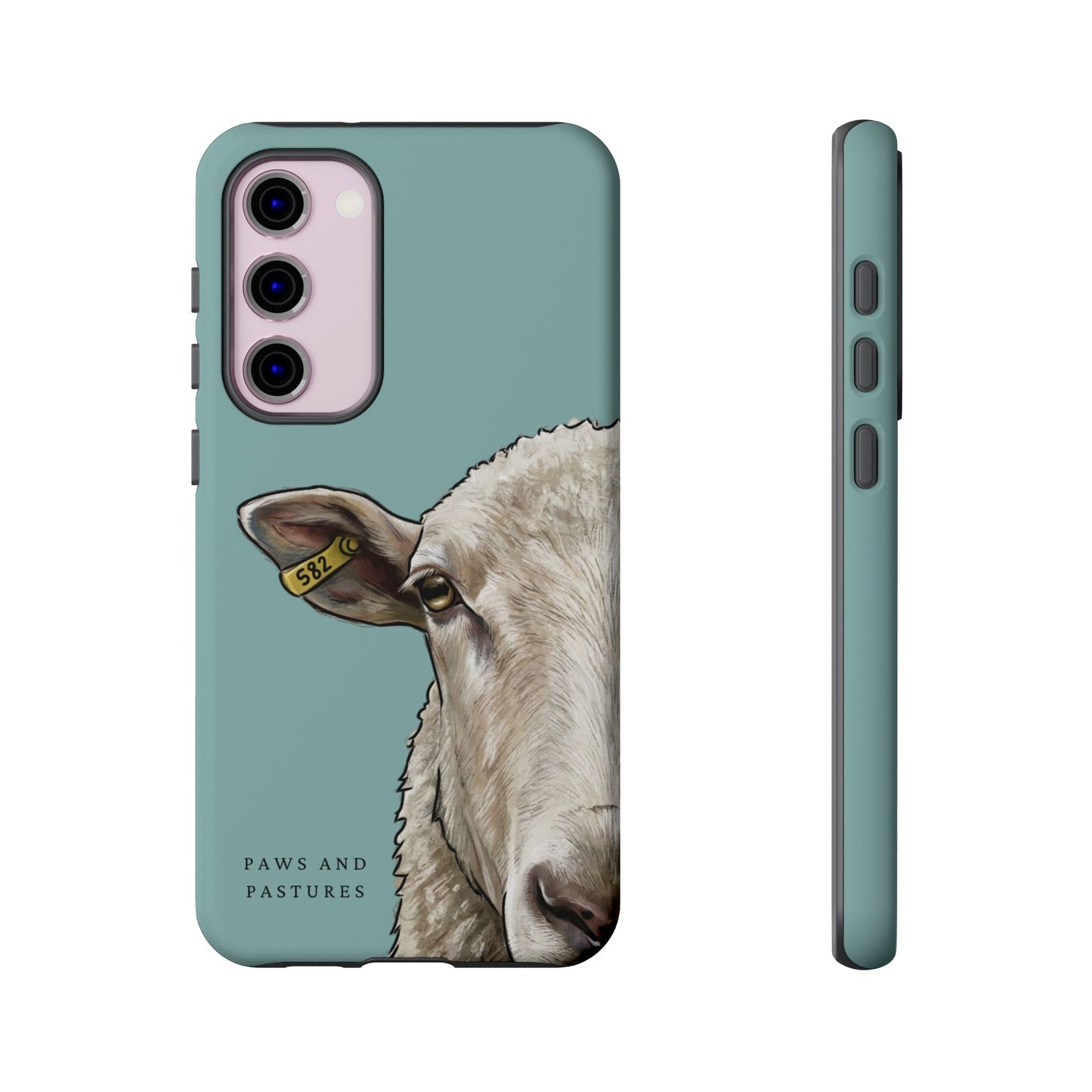 Teal Sheep Phone Case