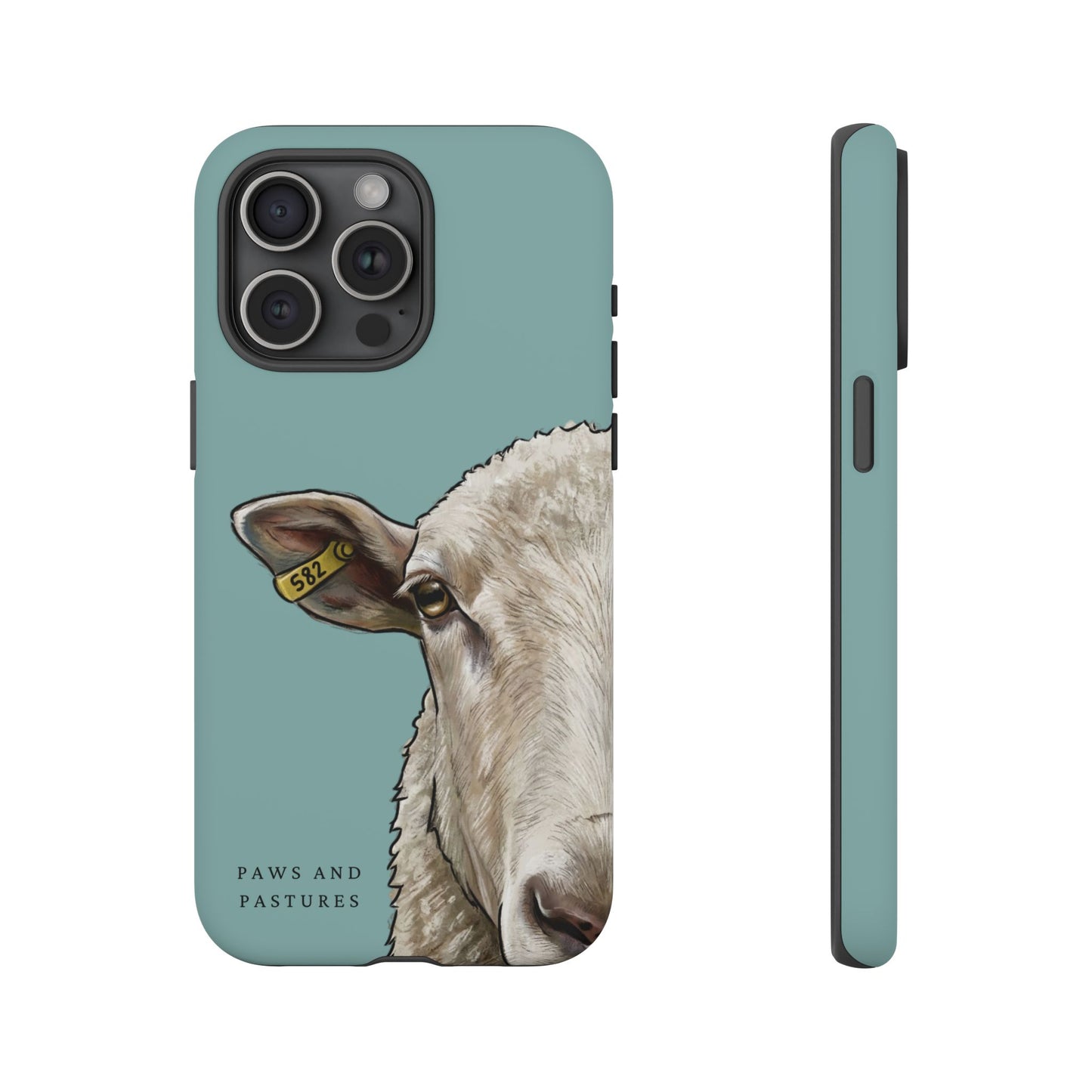 Teal Sheep Phone Case