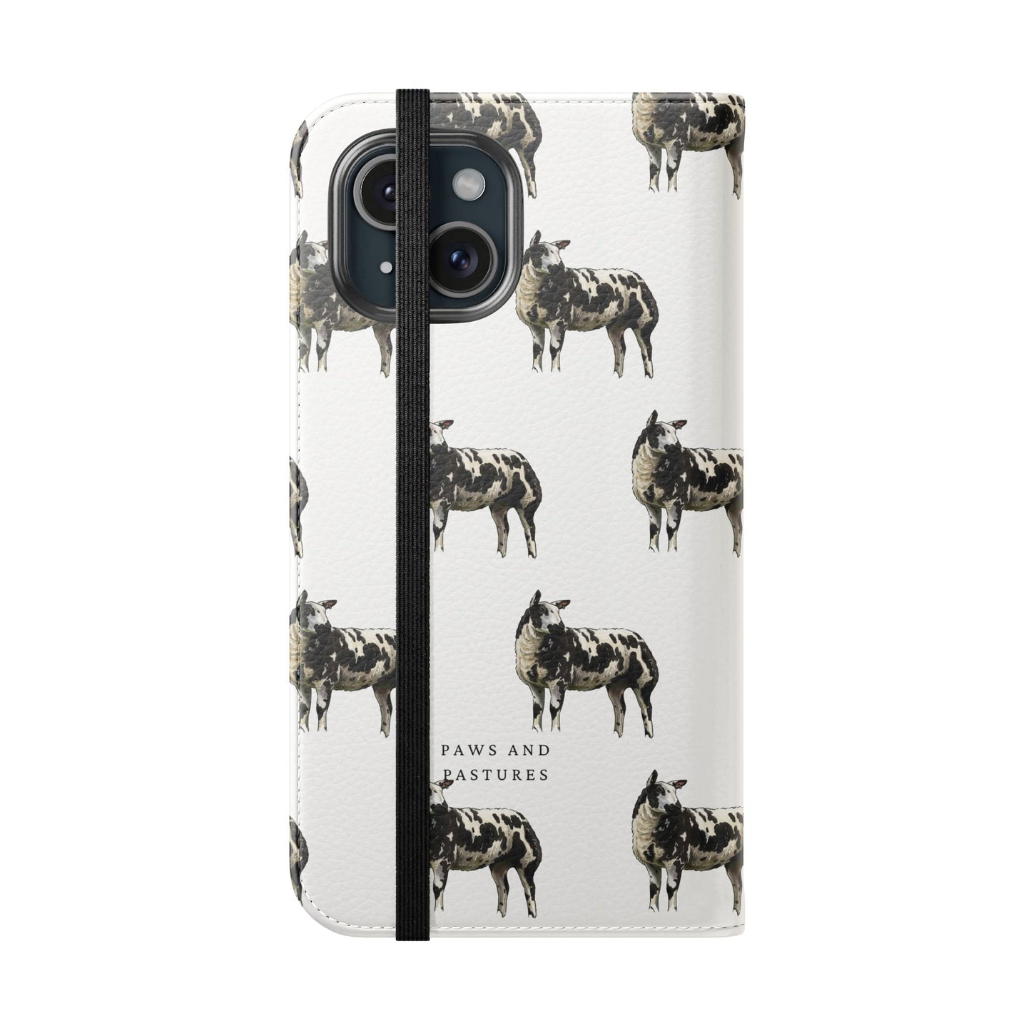 Ditch Spotted Sheep iPhone Flip Case