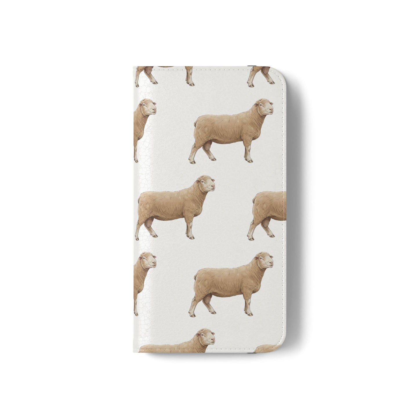 Sheep Pattern iPhone Flip Case