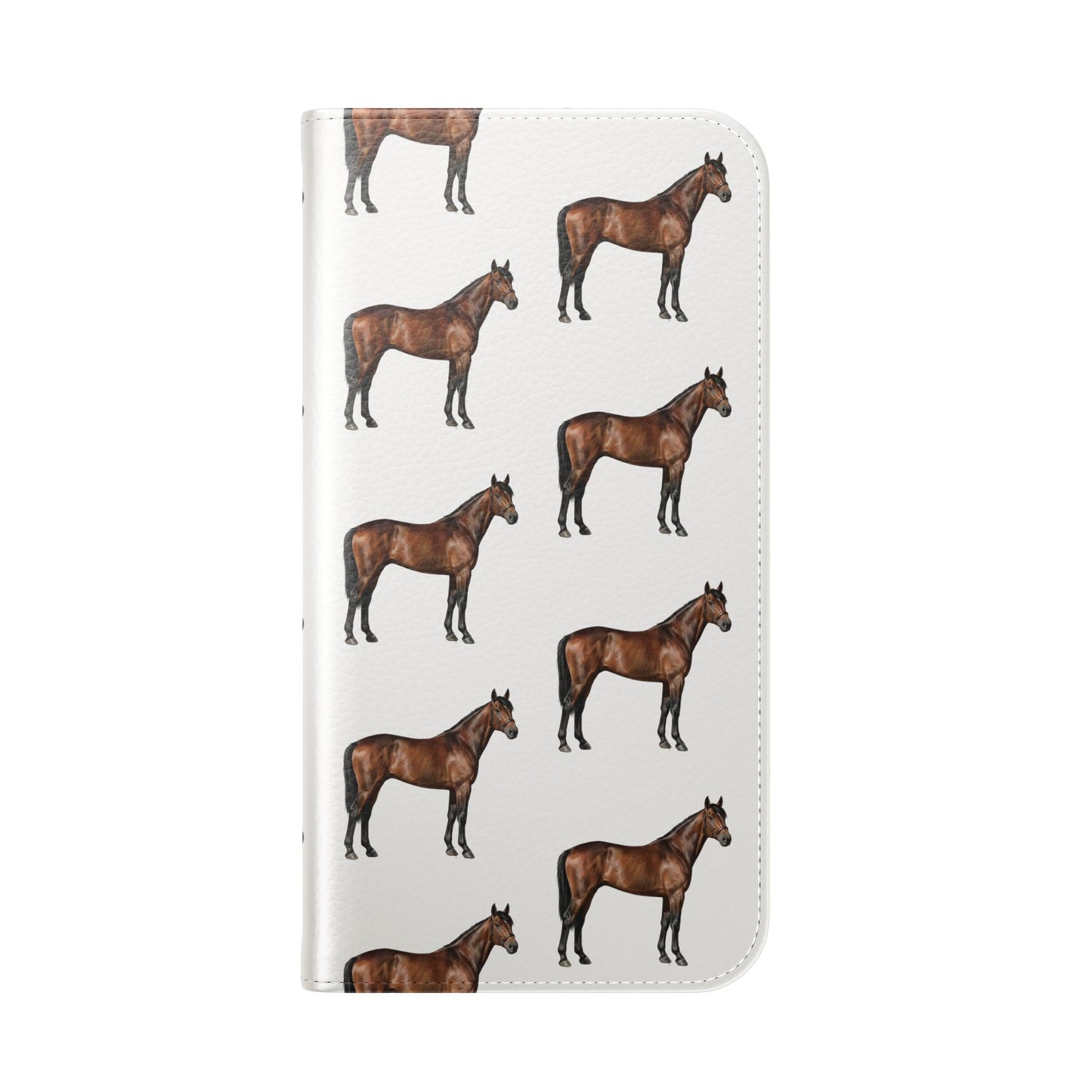Horse Pattern iPhone Flip Case